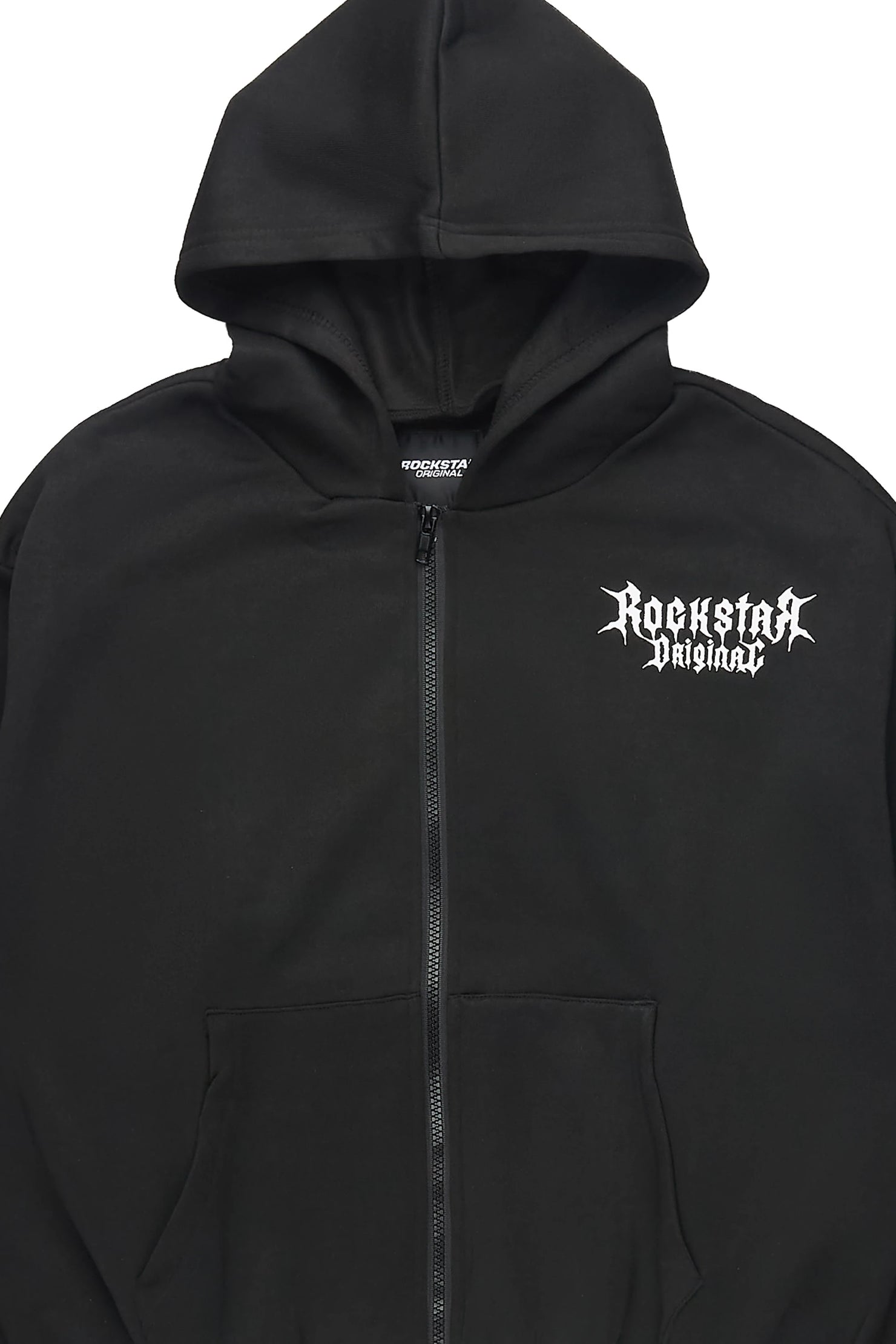 Boys Twinkle 2.0 Black/White Zip Up Hoodie