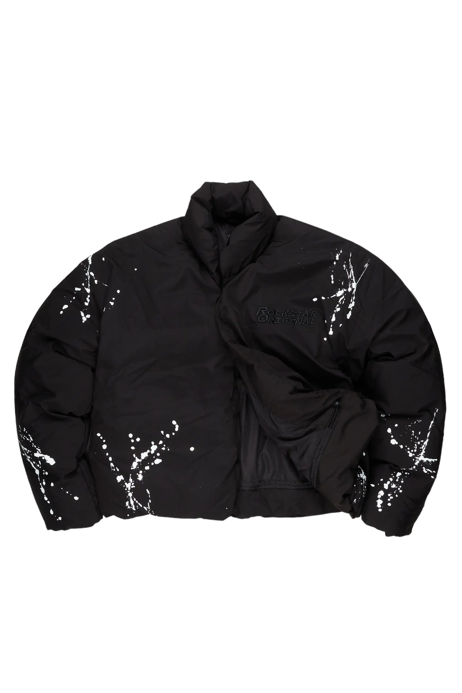 Rabbie Black/White Puffer Jacket