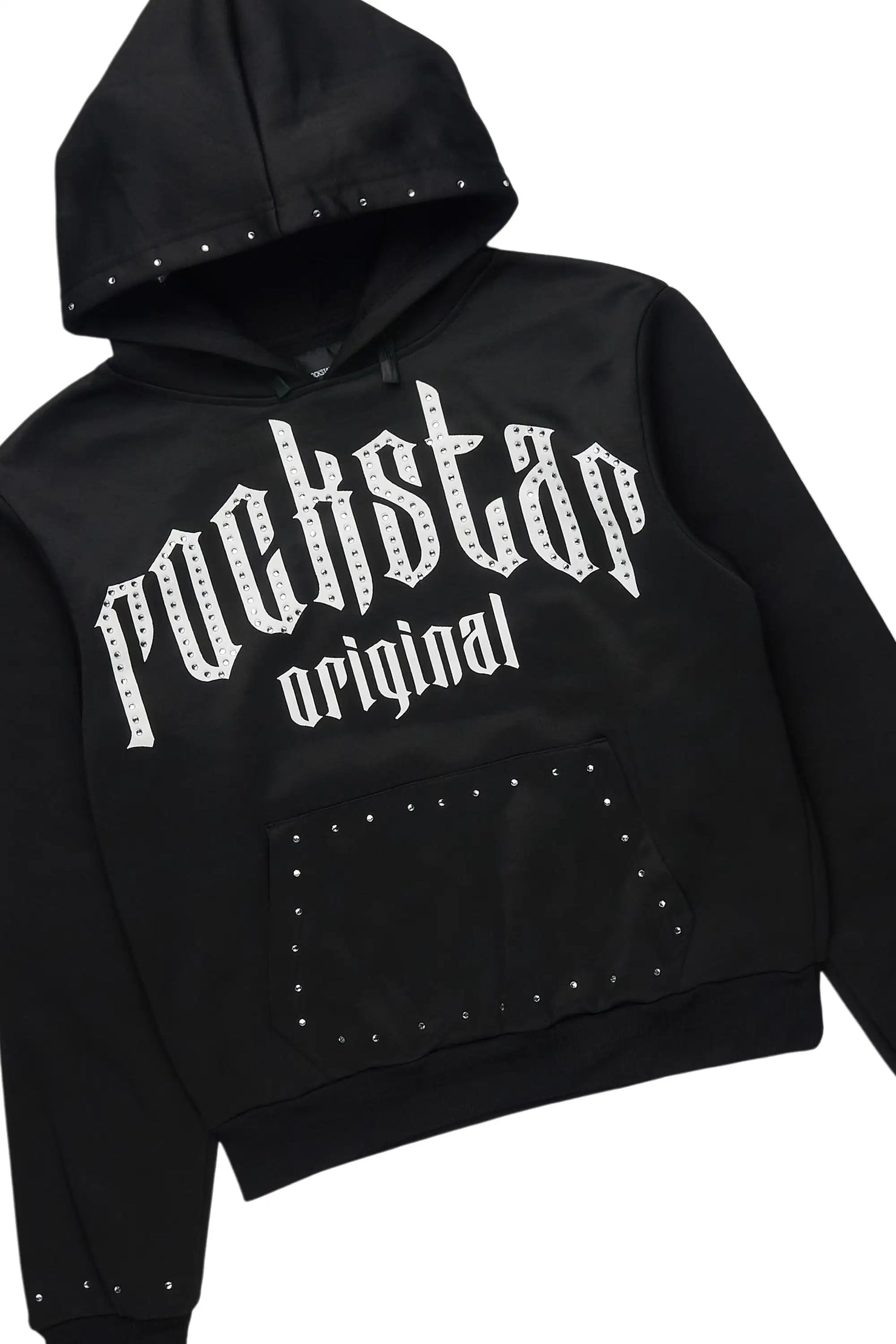 Sherris Black Studded Stacked Track Set