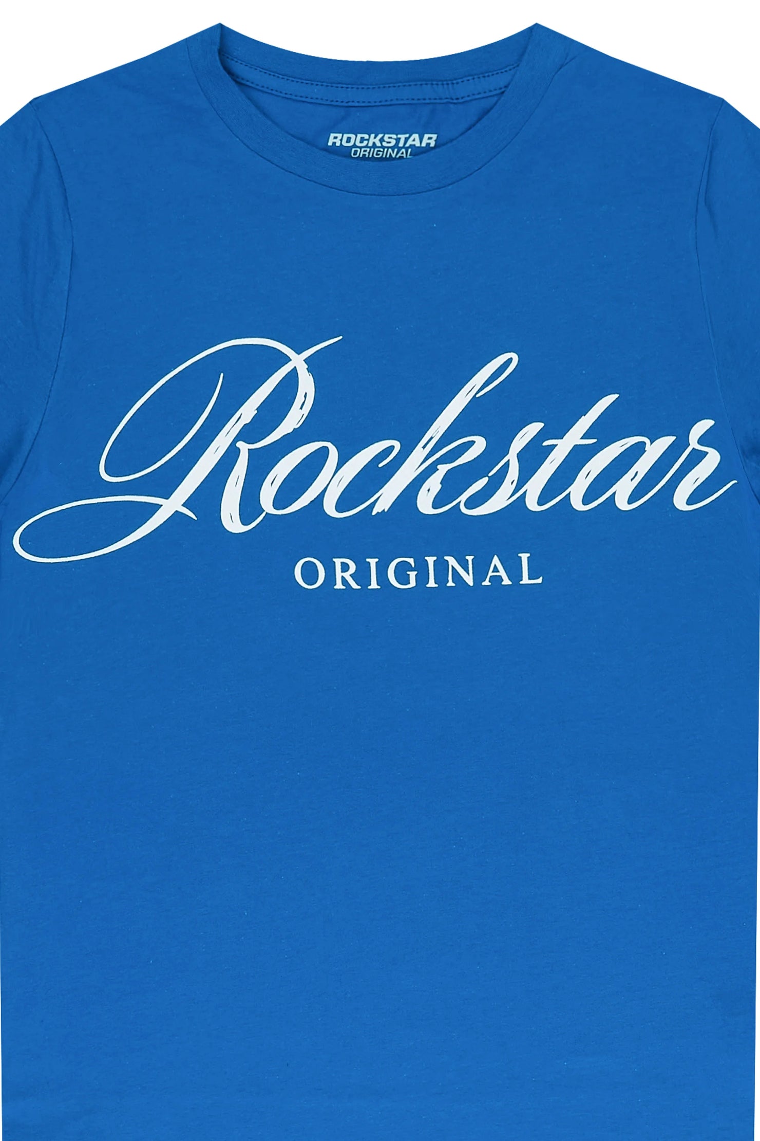 Boys Domaric Royal Blue Graphic T-Shirt