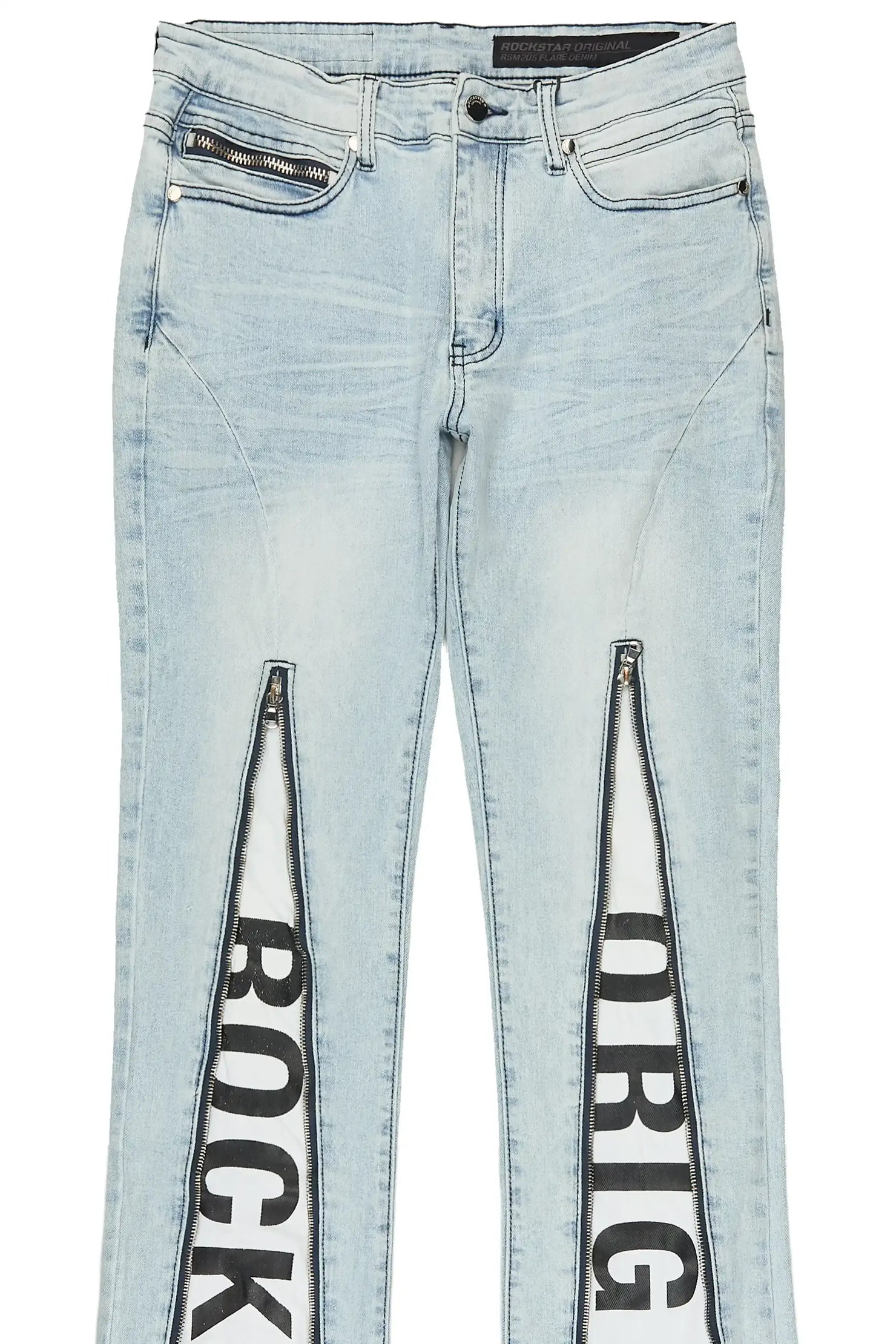 Philly Light Blue Stacked Fit Jean