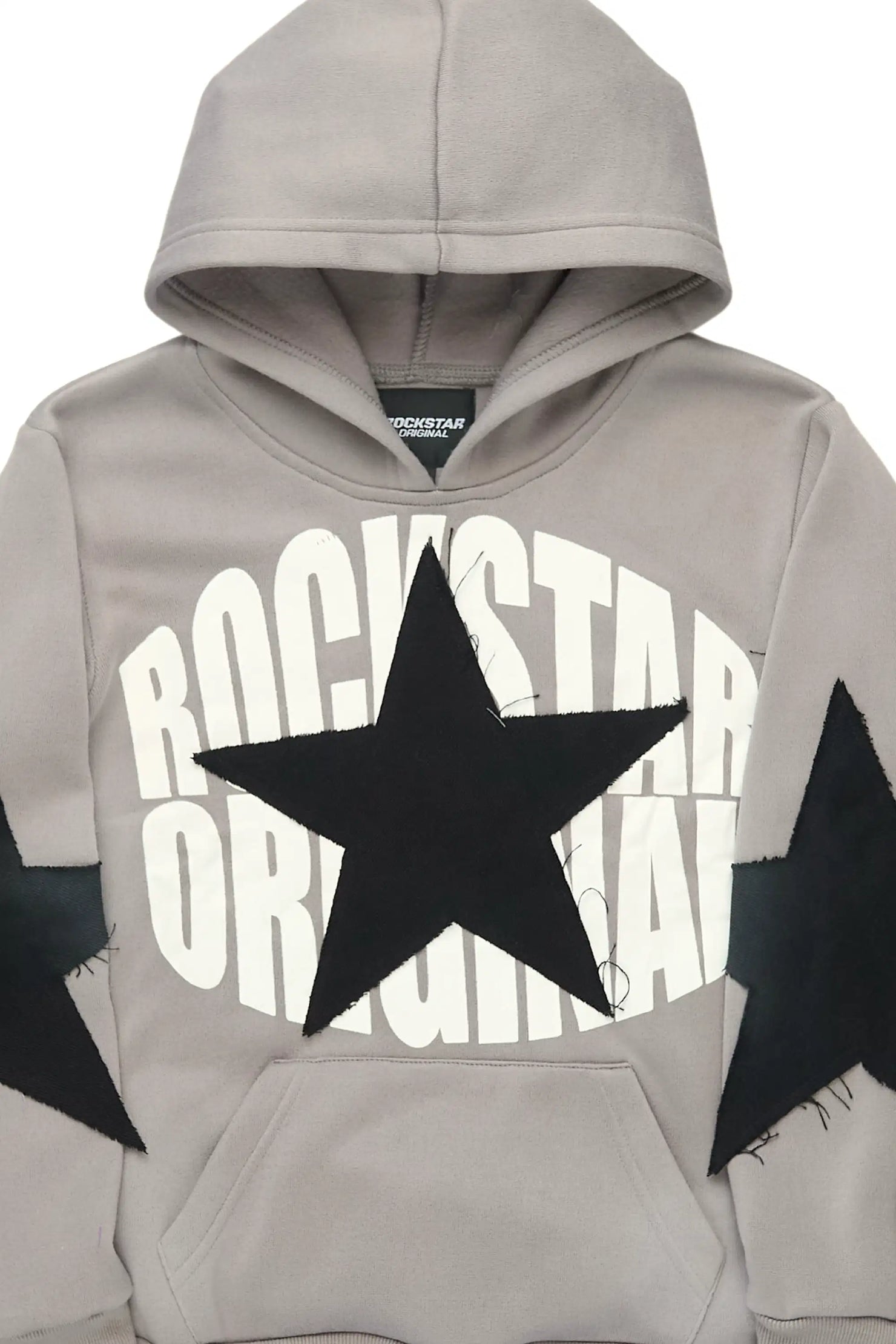 Boys States 2.0 Heather Grey Graphic Hoodie