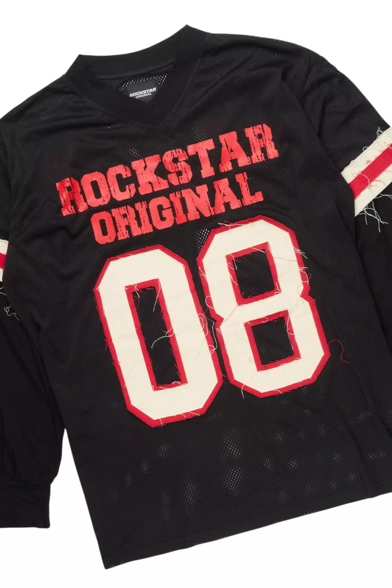 Deston Black Double Layer T-Shirt/Baggy Pant Set