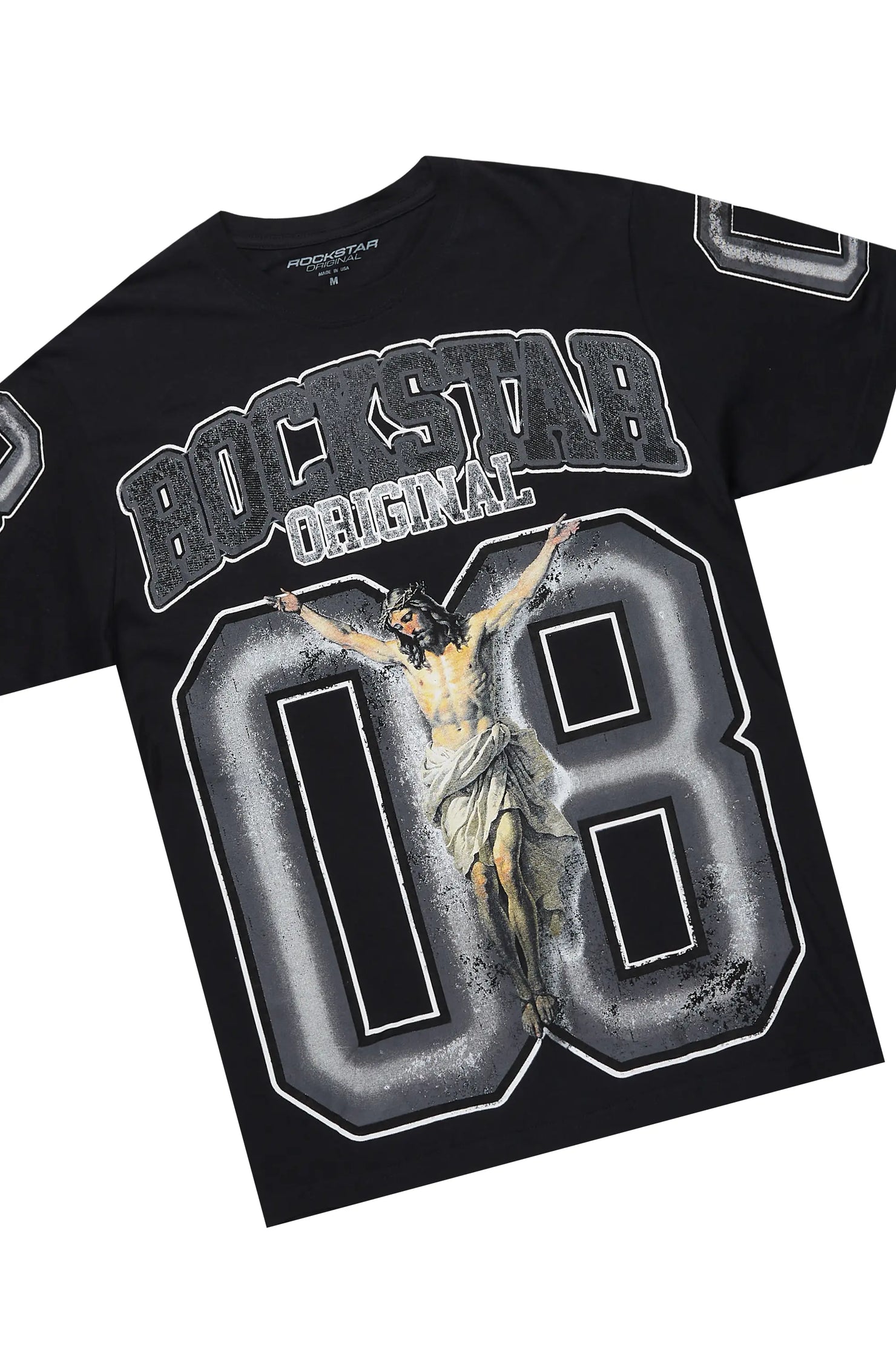 Fields Black/Grey T-Shirt/Baggy Stacked Track Set