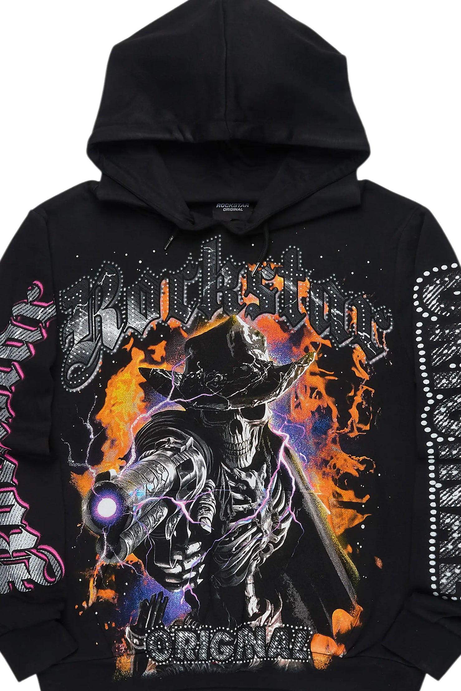 Bixner Black/Multi Graphic Hoodie