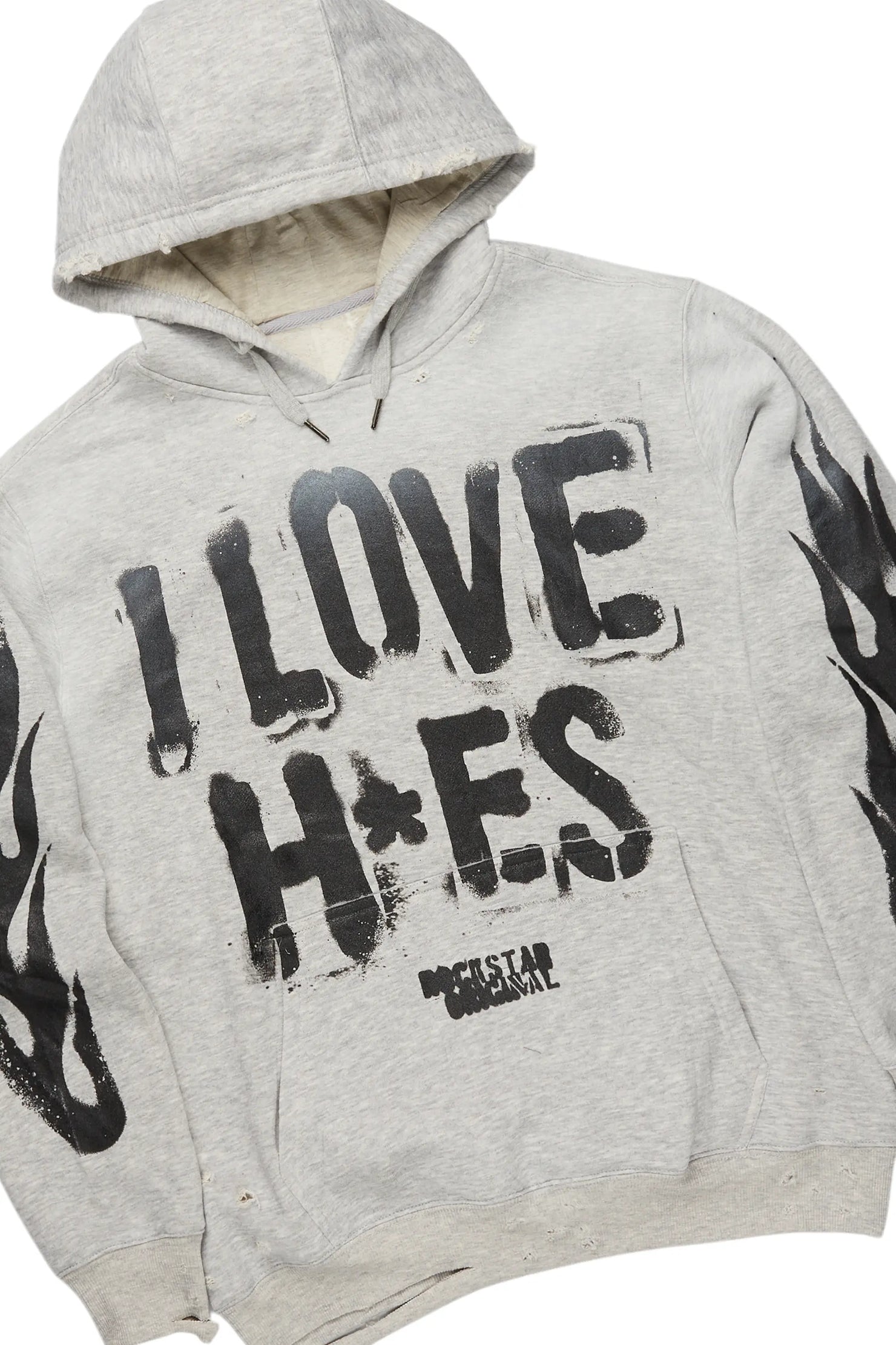 Banyan Grey Hoodie & Gawel Stacked Flare Jean Bundle