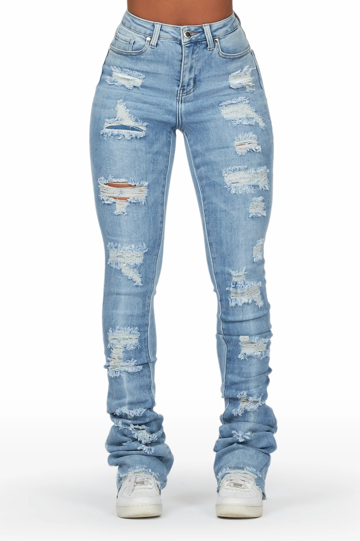 Remy Light Wash Super Stacked Jean