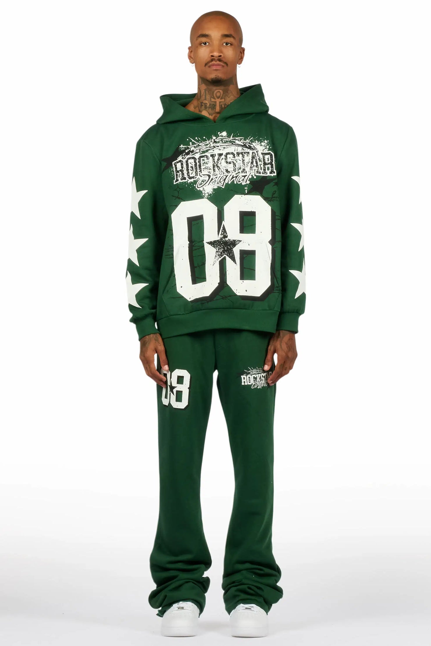 Allstar Green Stacked Track Set