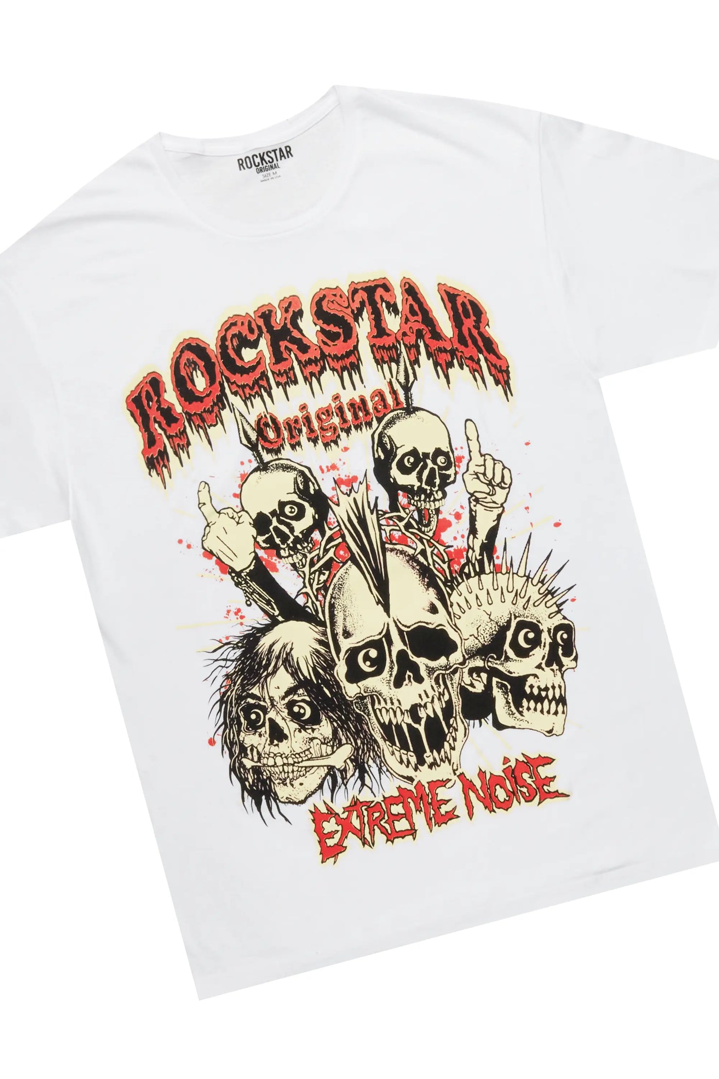 Tabor White/Beige T-Shirt/Stacked Flare Track Set