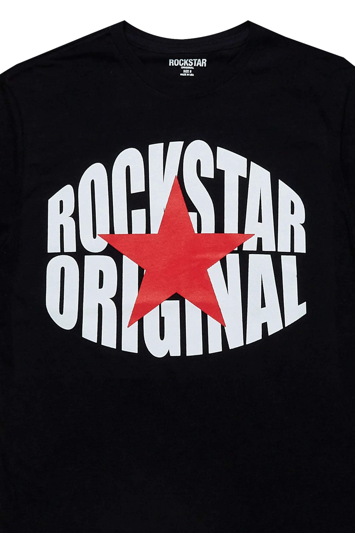 Boys Ezra Black Graphic T-Shirt