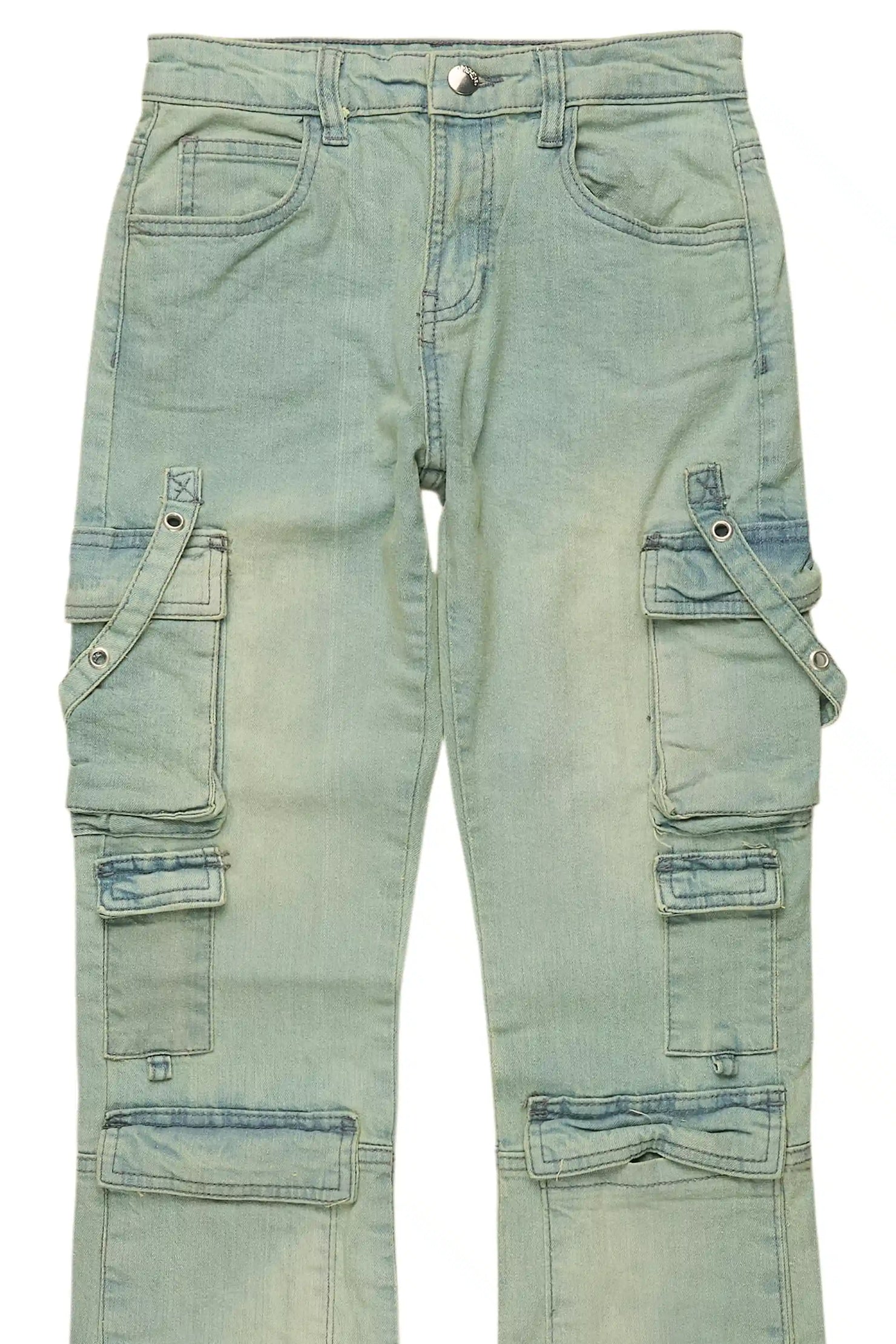 Boys Iggy Ice Blue Flare Jean