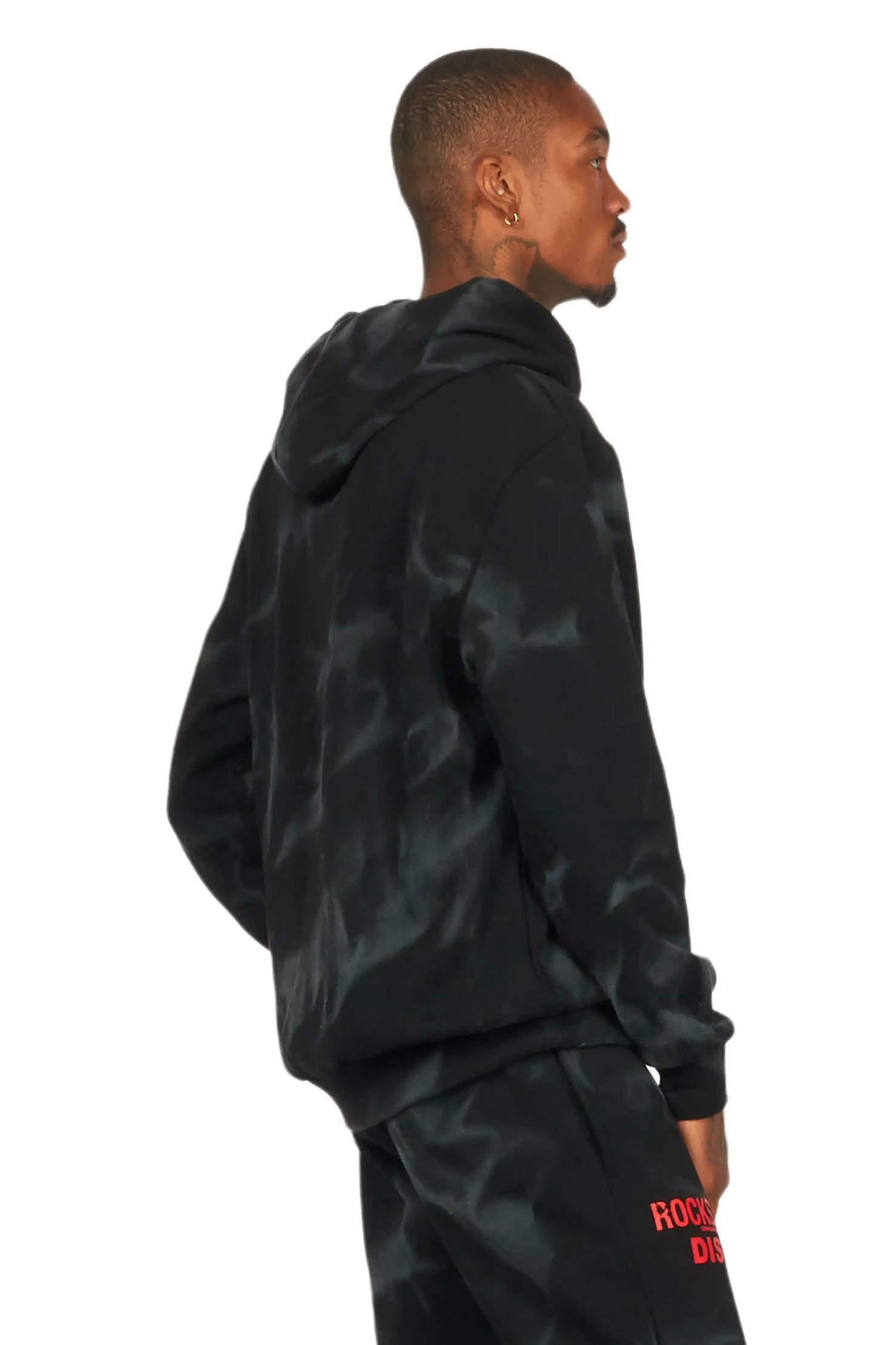 Nelly Black/Red Graphic Hoodie