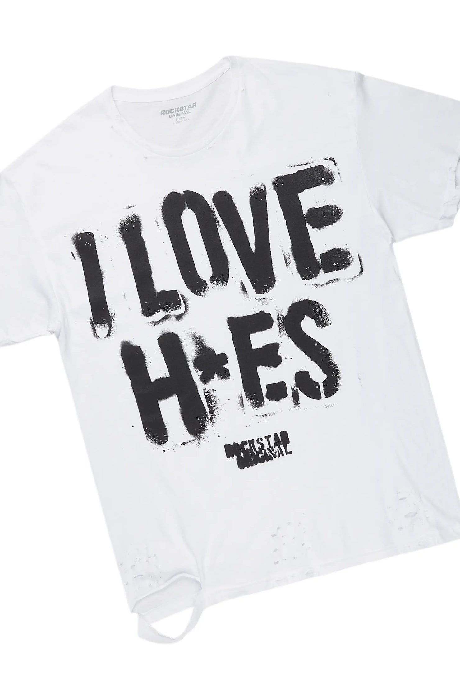 Banyan White T-Shirt & Camden Super Stacked Flare Jean Bundle