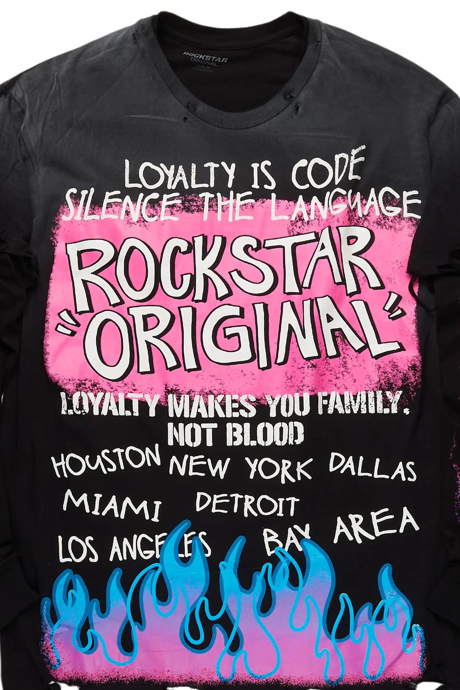 Bridgette Black Double Layer T-Shirt