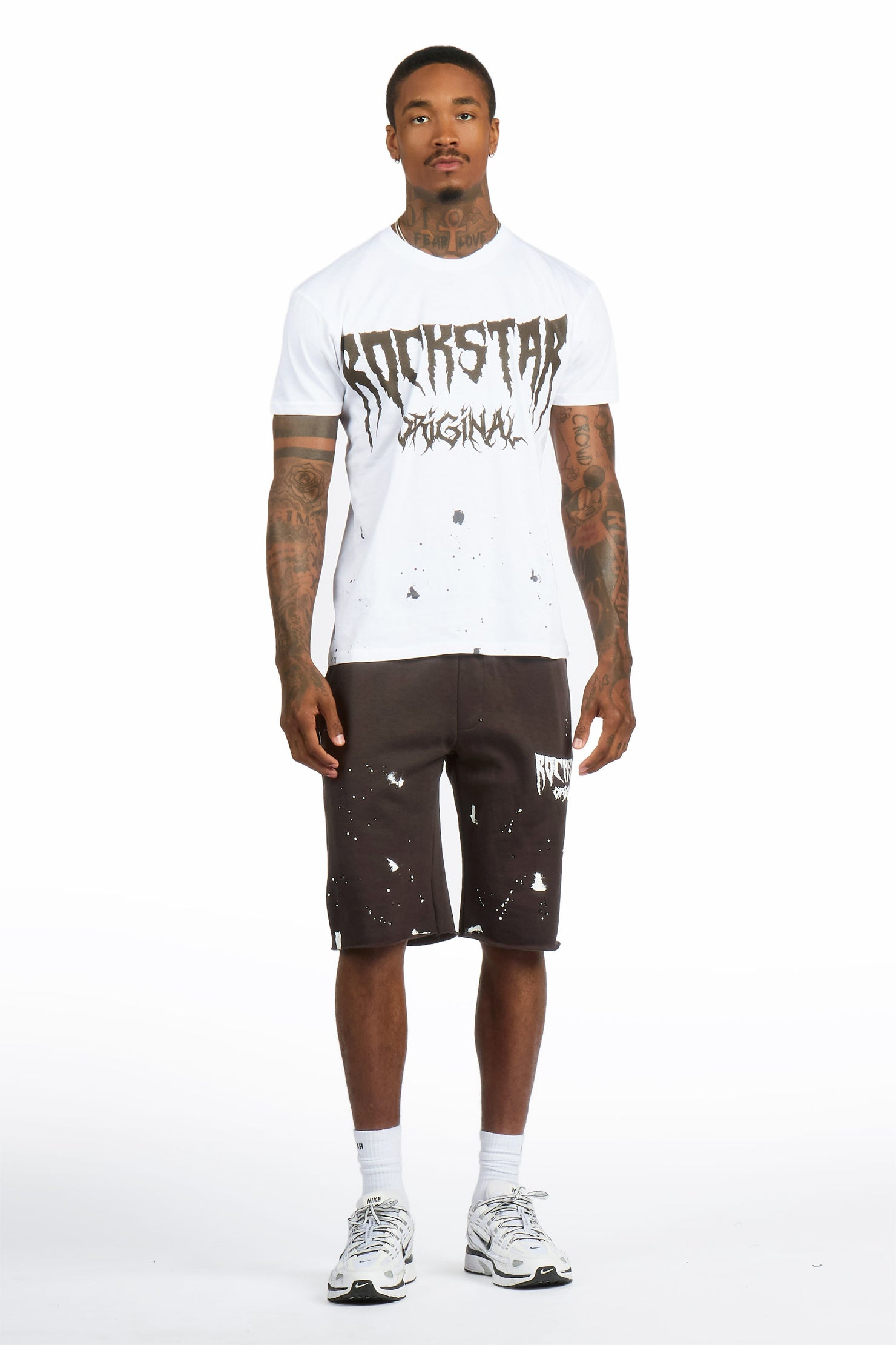Twinkle White/Iron T-Shirt/Short Set