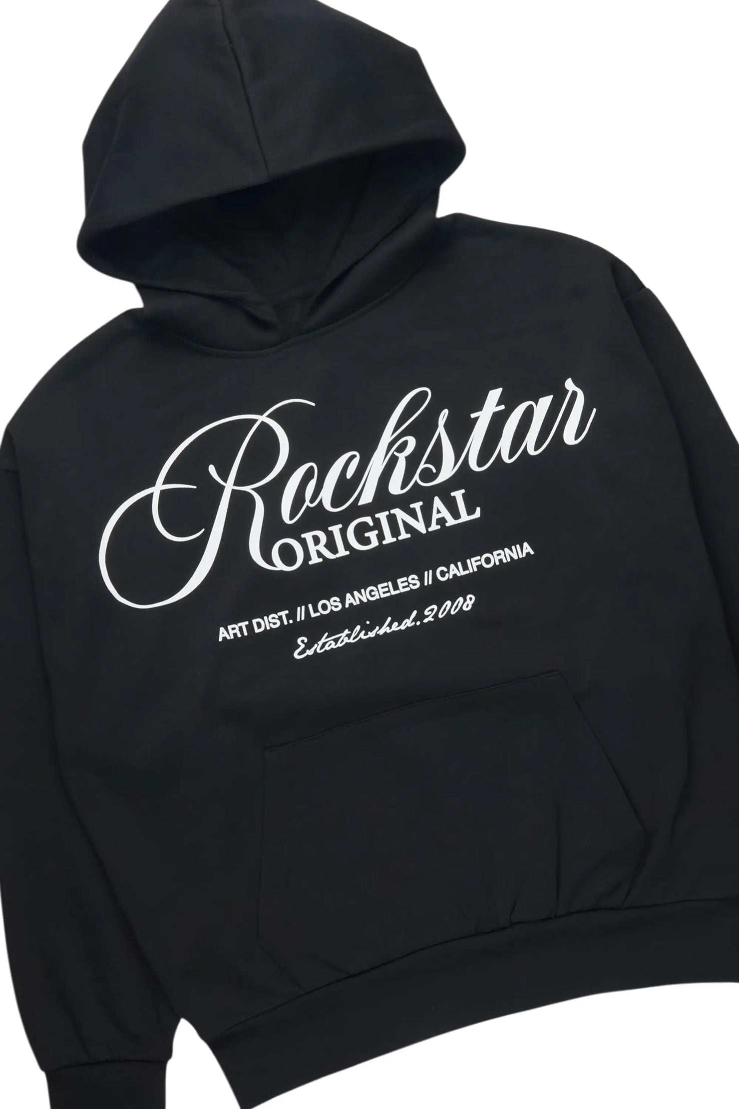 Cero Black Hoodie Relaxed Track Set