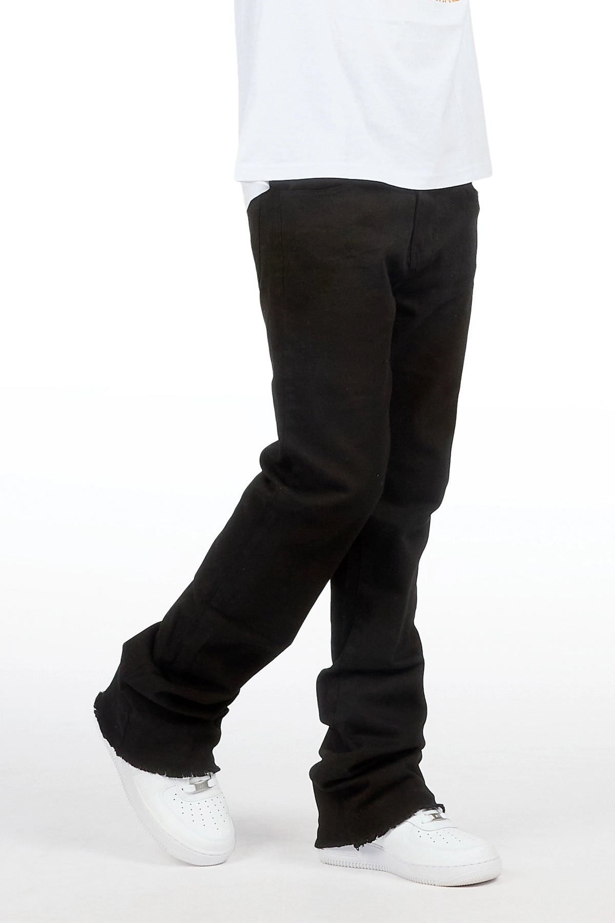 Boys Dag Jet Black 2.0 Stacked Flare Jean