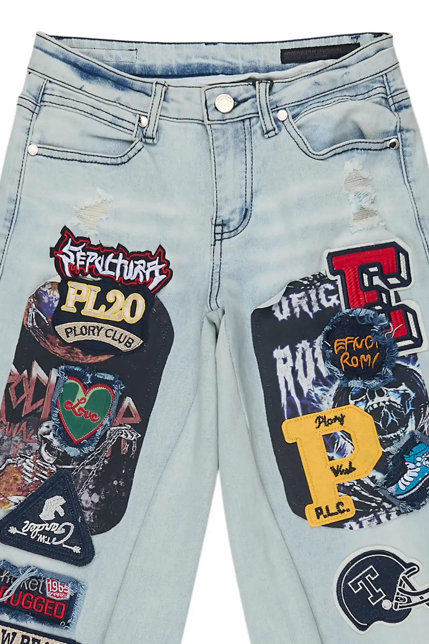 Boys Nepse Blue Denim Short