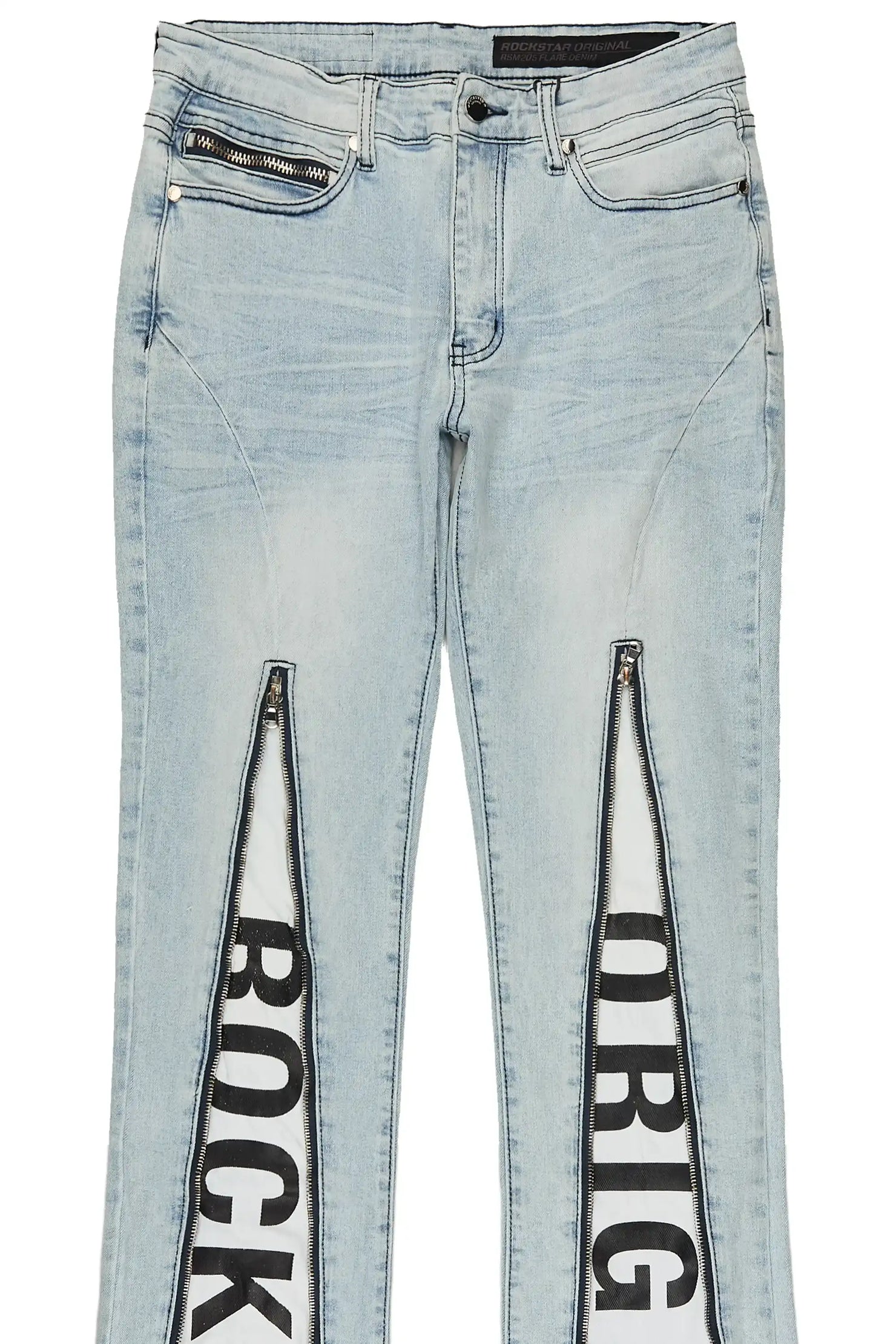 Philly Light Blue Stacked Fit Jean