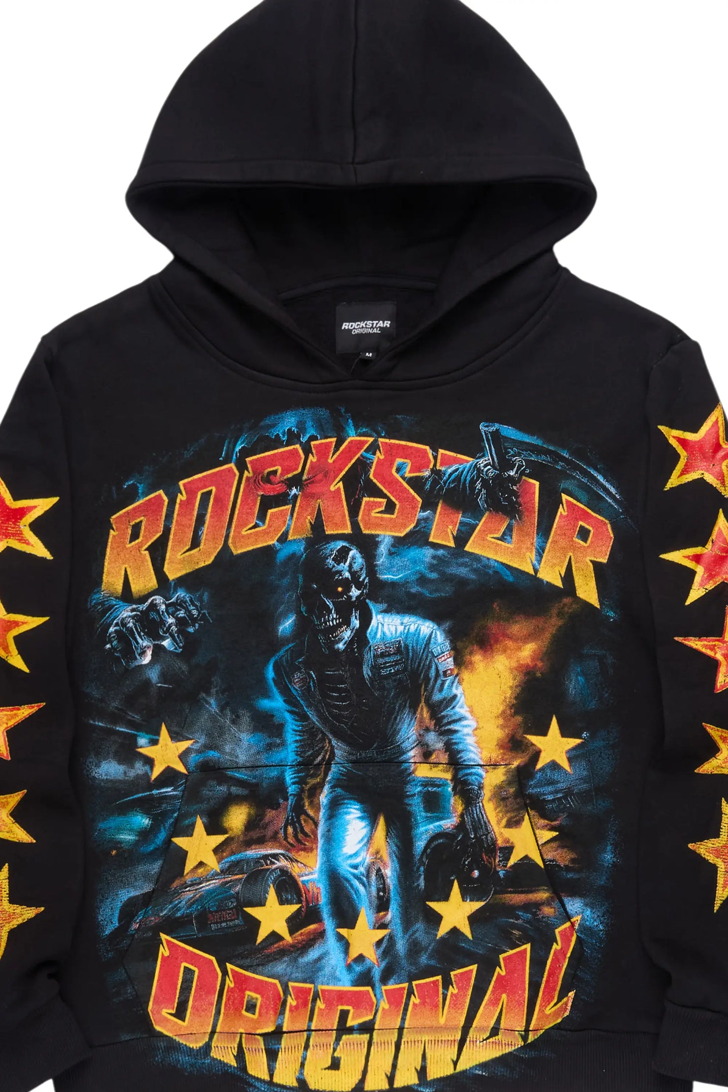 Torq Black/Orange Graphic Hoodie
