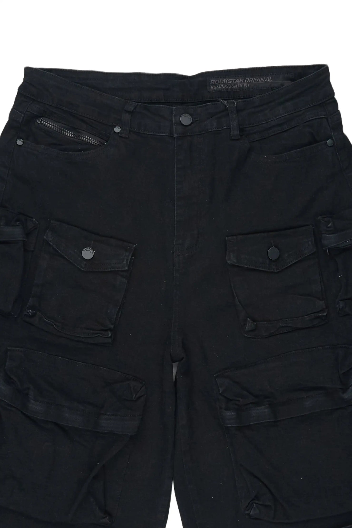 Mahesh Black Denim Short
