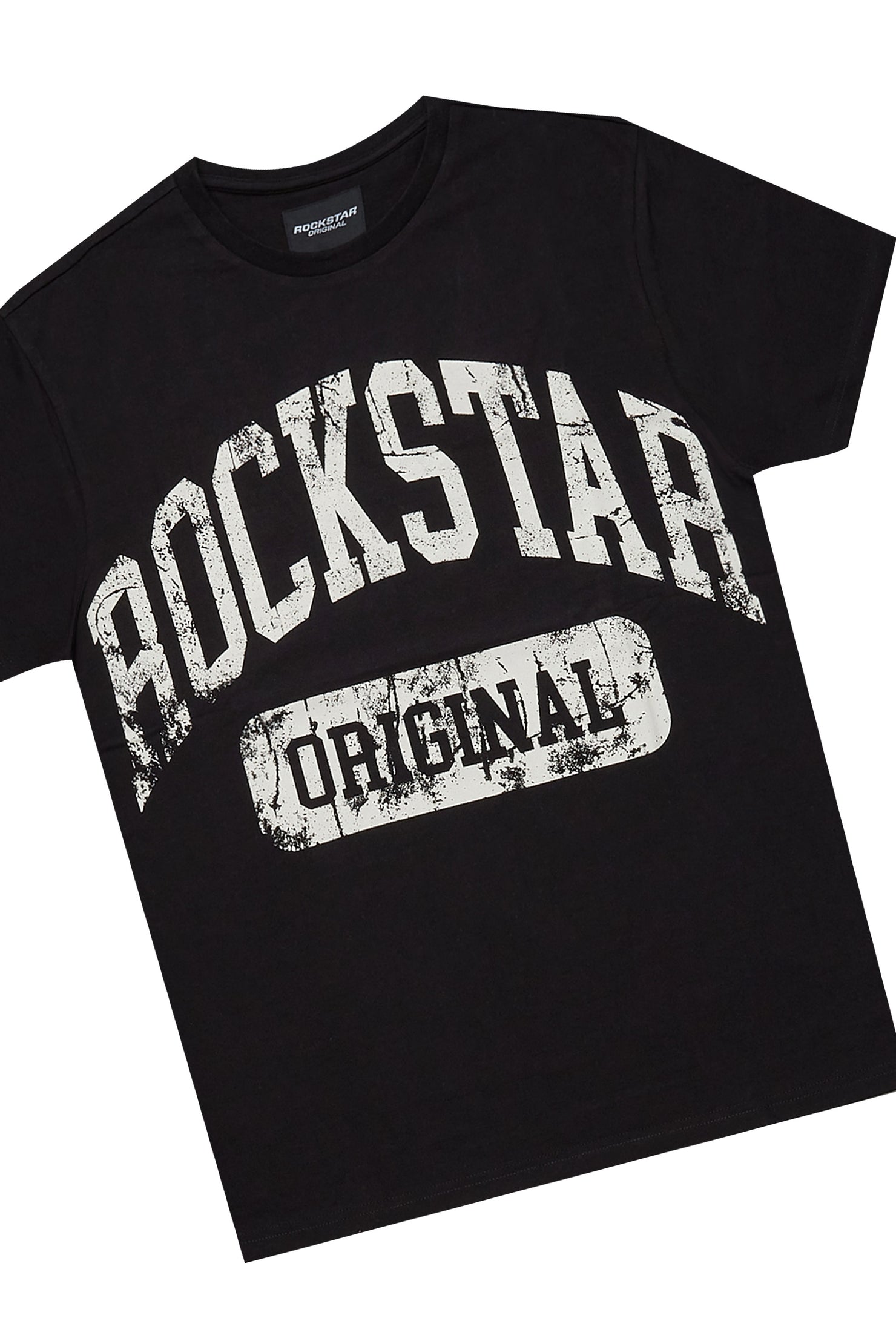 Boys Members Black T-Shirt/Short Set