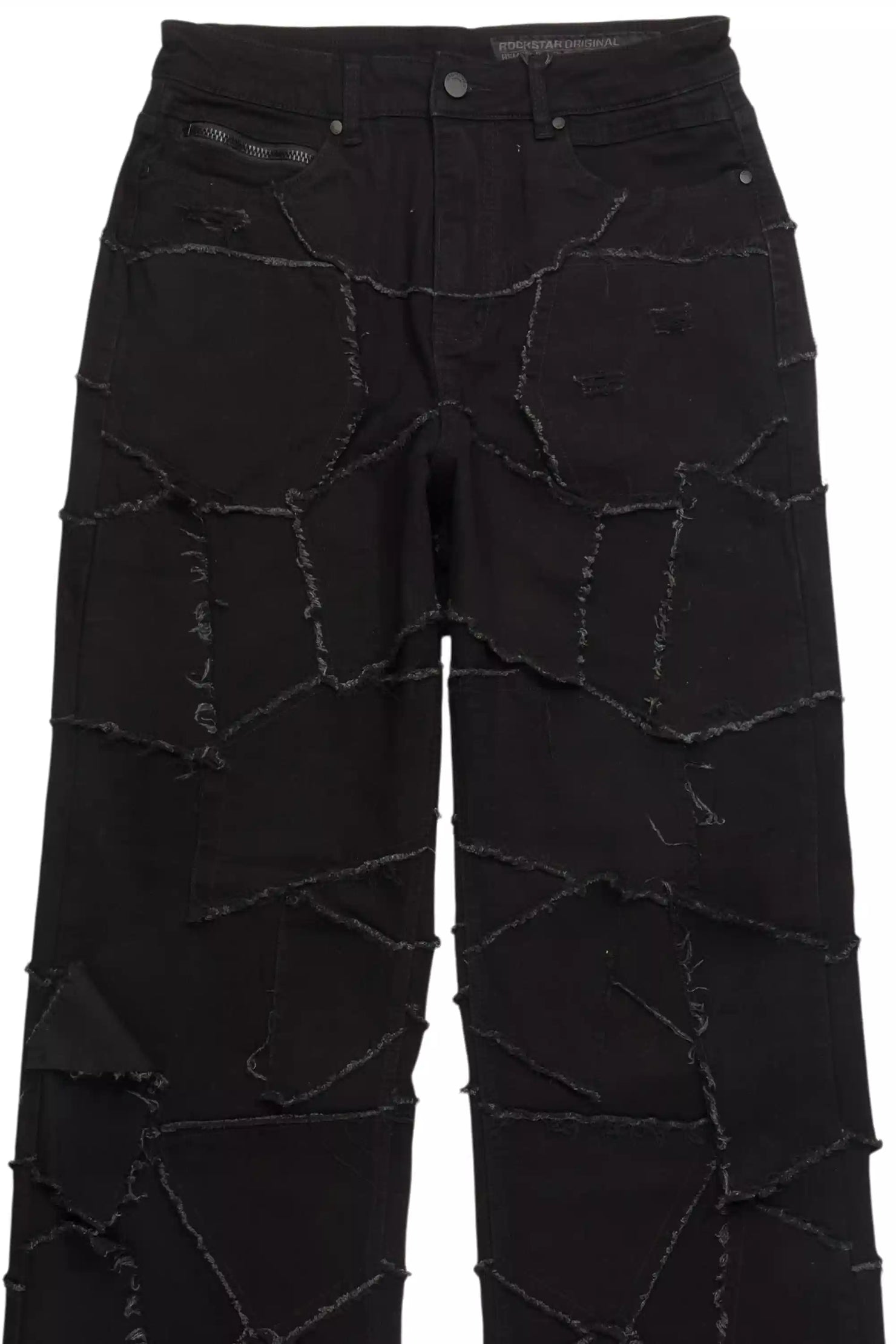 Jacomus Jet Black Baggy Fit Jean