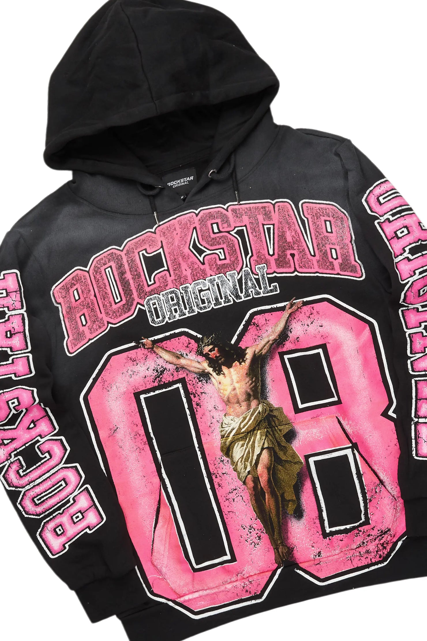 Fields Black Slim Fit Hoodie Track Set