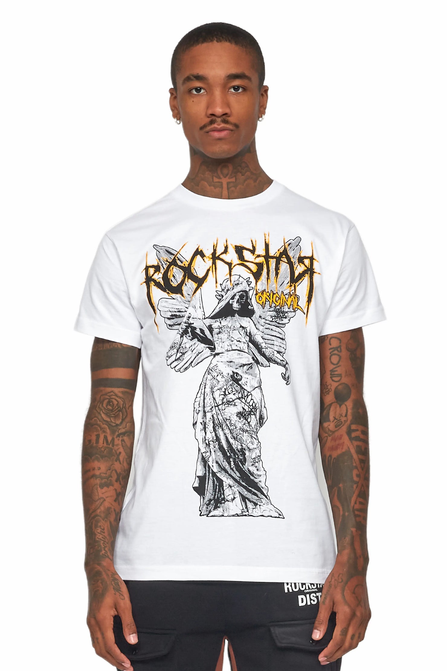 Mathias White Graphic T-Shirt