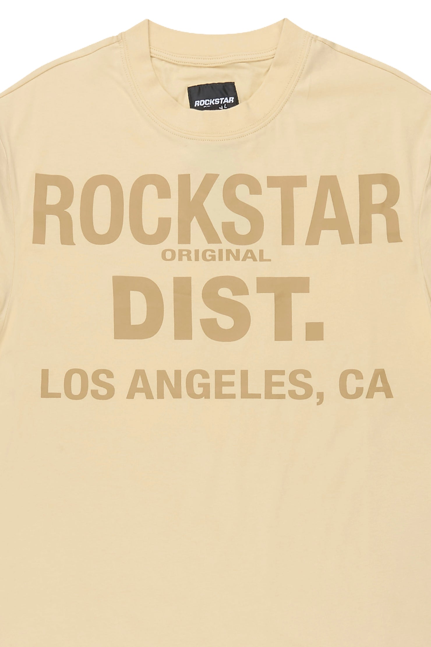 Boys Sevyn Beige/Beige Oversized T-Shirt
