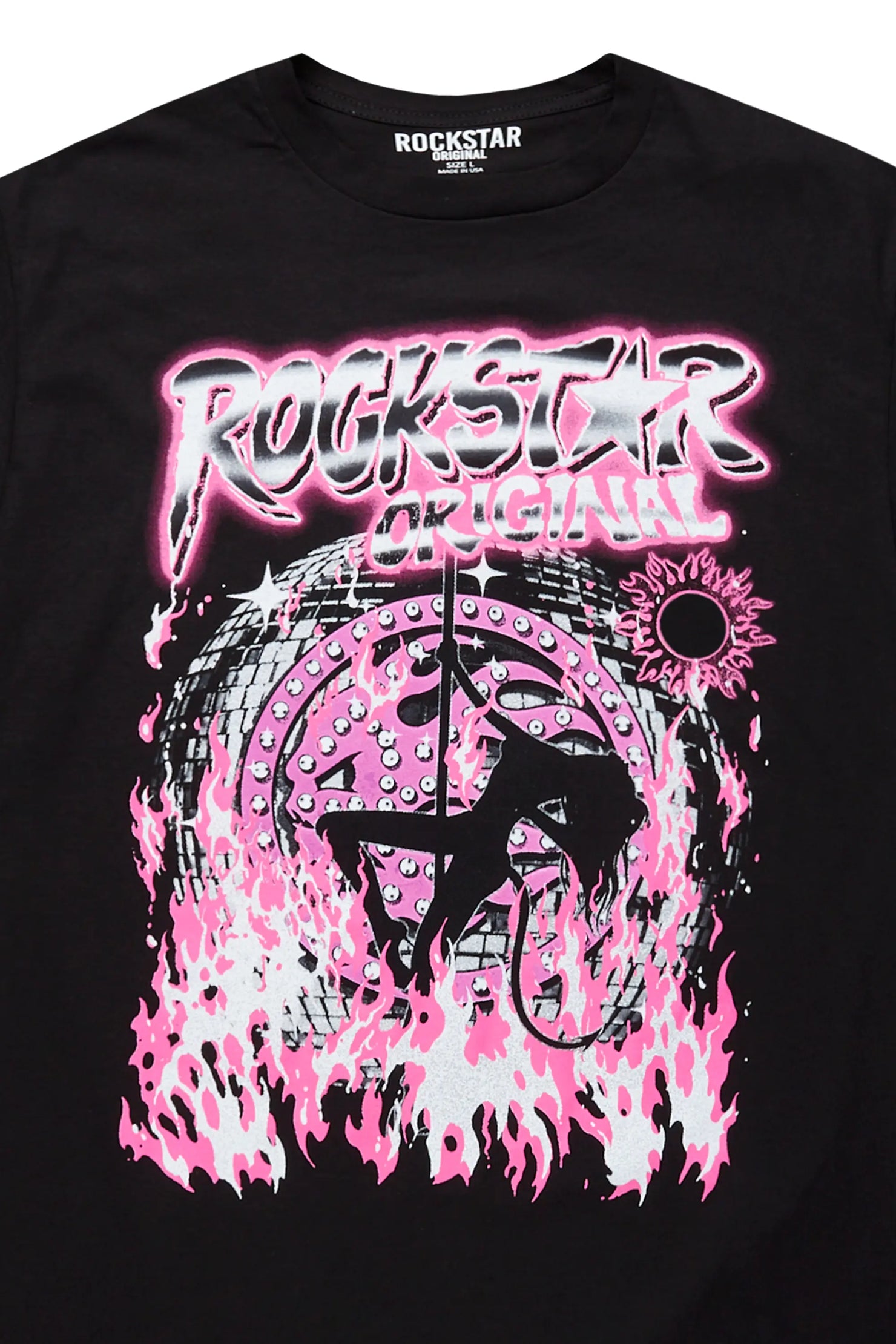 Serenade Black Graphic T-Shirt