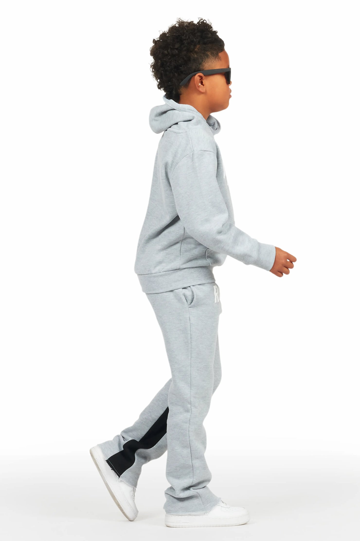 Boys Sana Grey Baggy Fit Pant Set