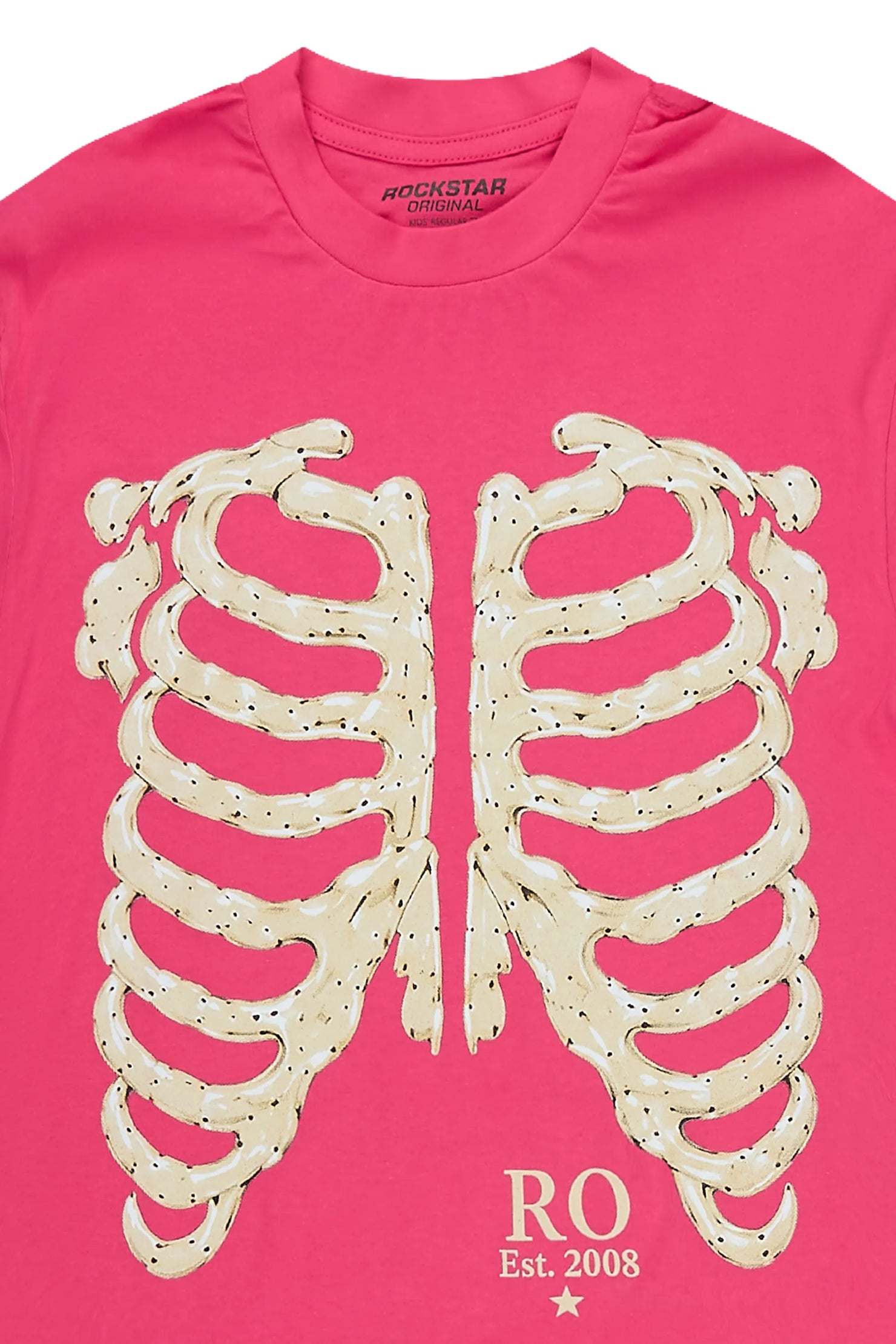 Girls Vermy Fuchsia Grapchic T-Shirt