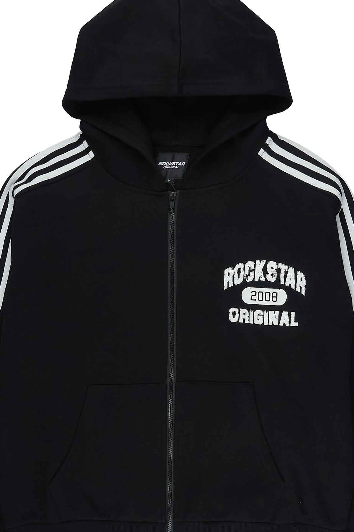 Raykeya Black Zip Up Hoodie