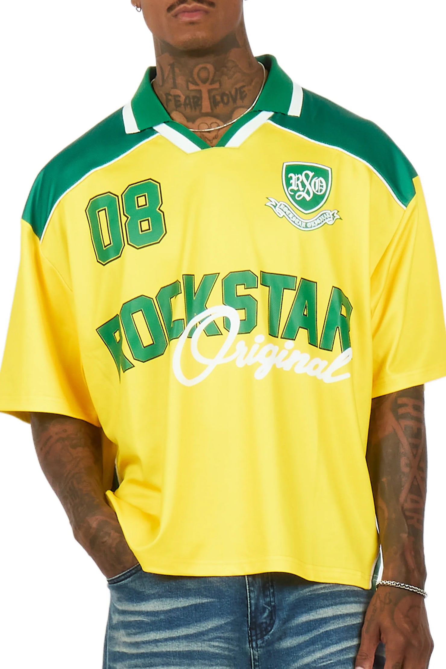 Roche Yellow/Green Graphic Jersey