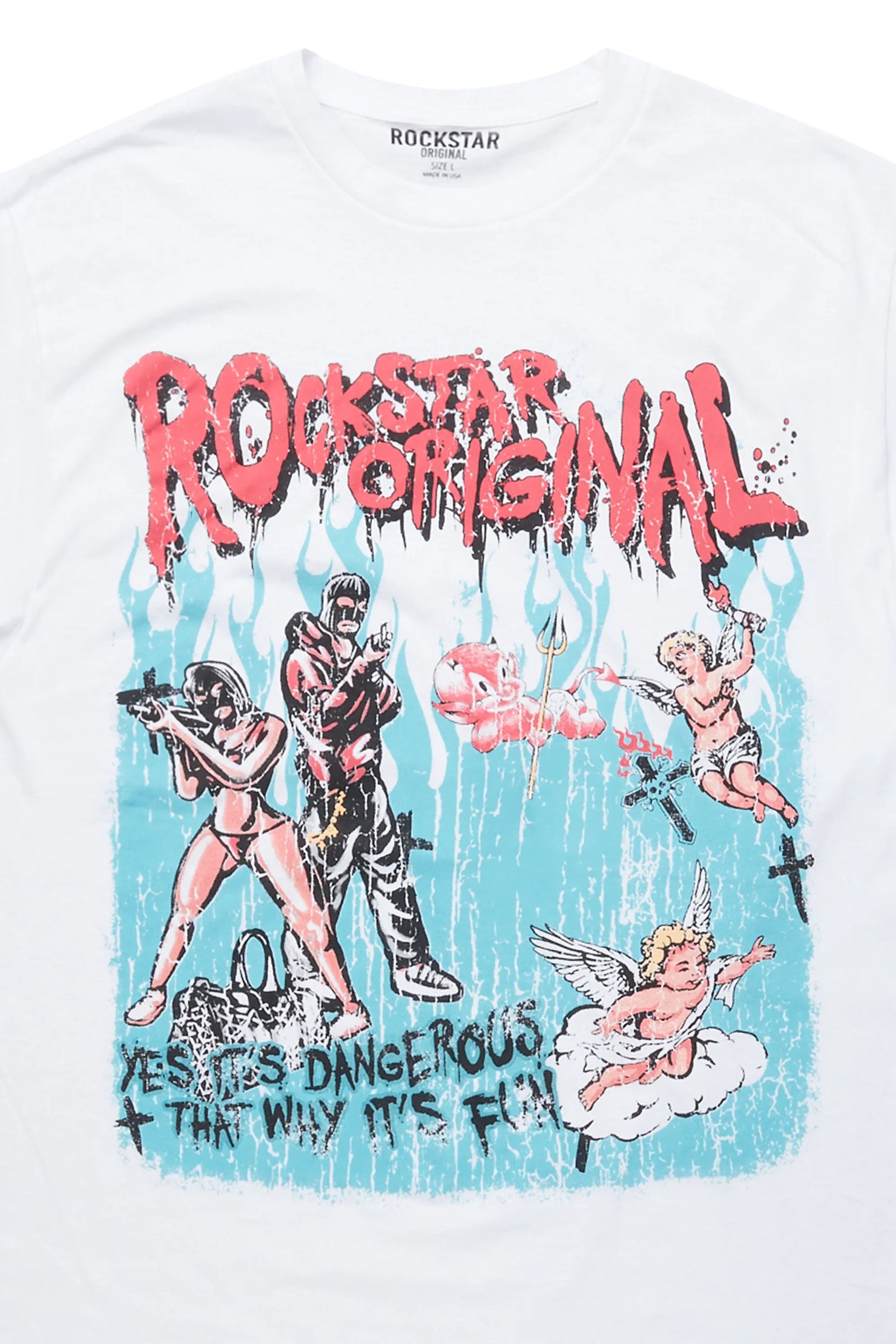 Little Lord White Graphic T-Shirt