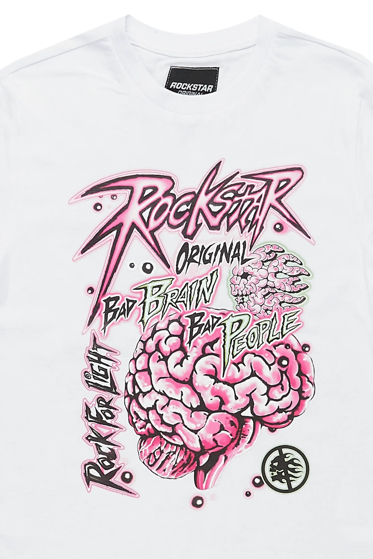 Girls Aiya White Graphic T-Shirt