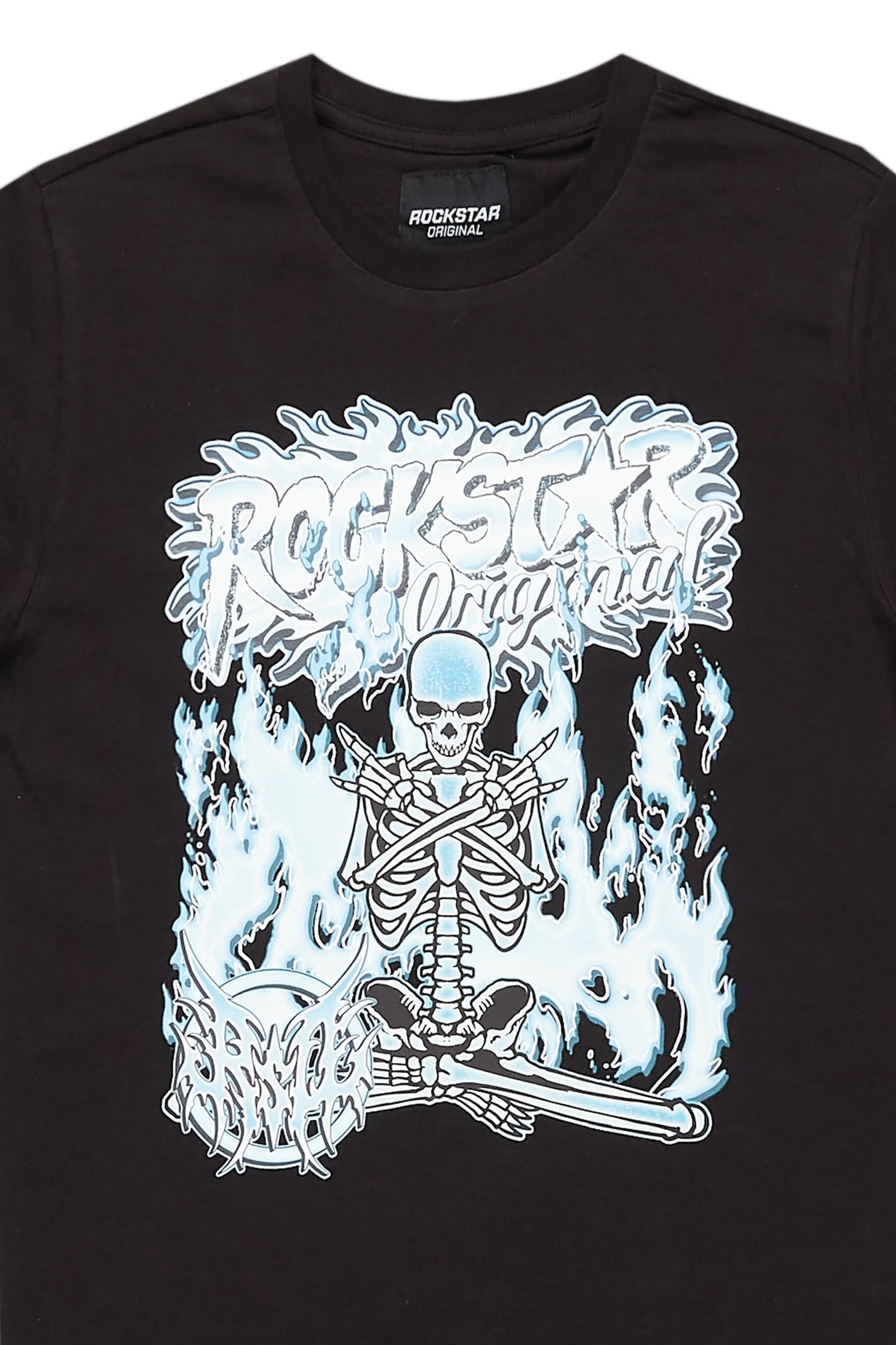 Boys Altair Black Graphic T-Shirt