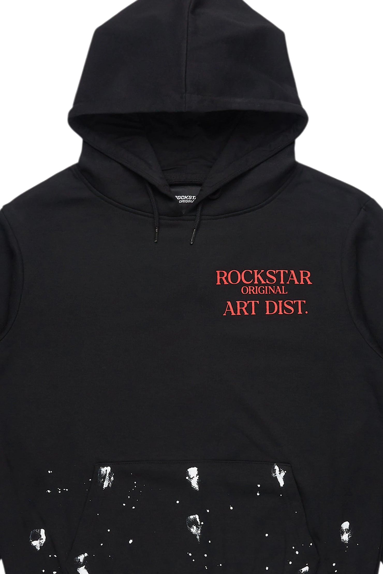 Raffer Black/Red Graphic Hoodie