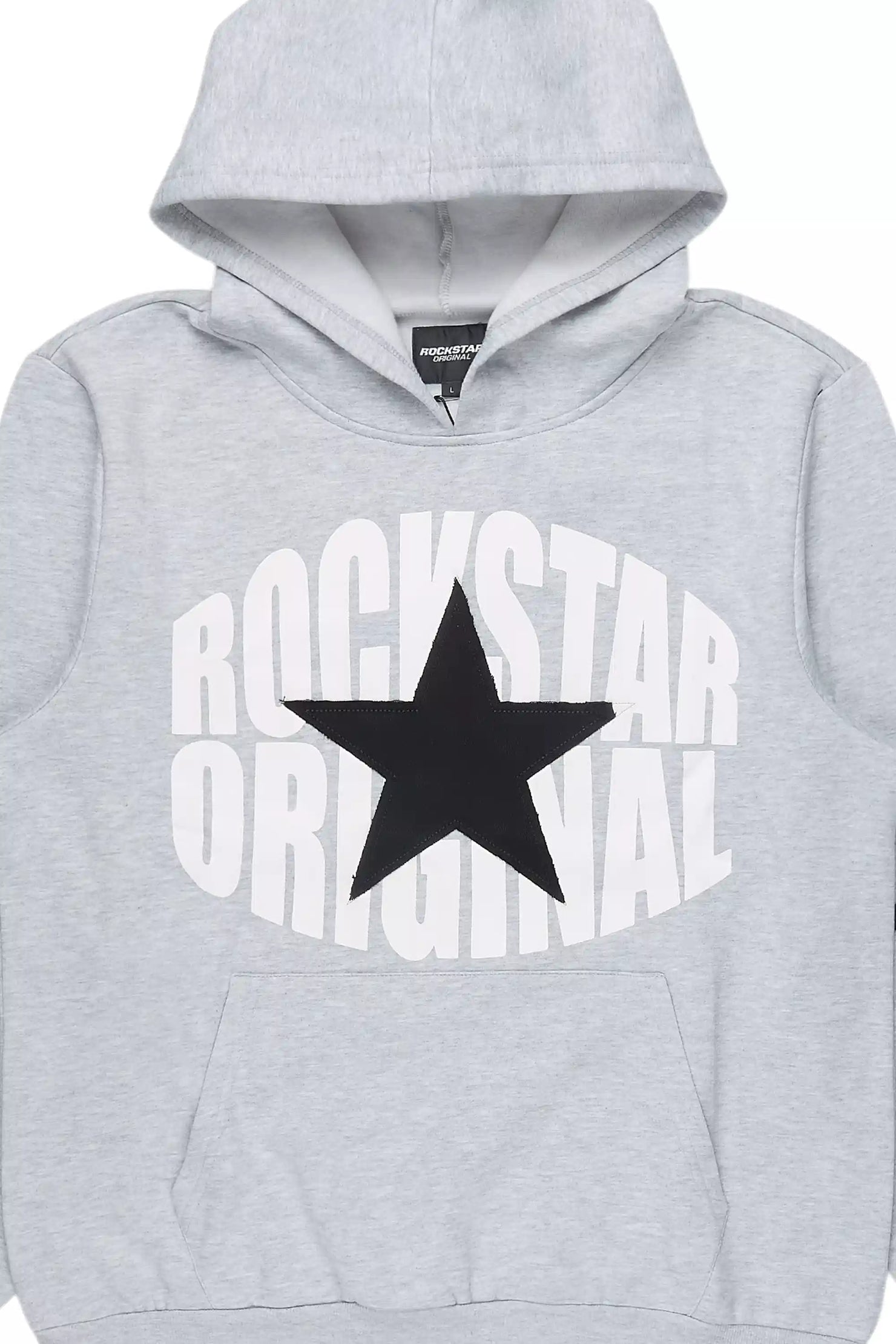 States 2.0 Heather Grey Graphic Hoodie