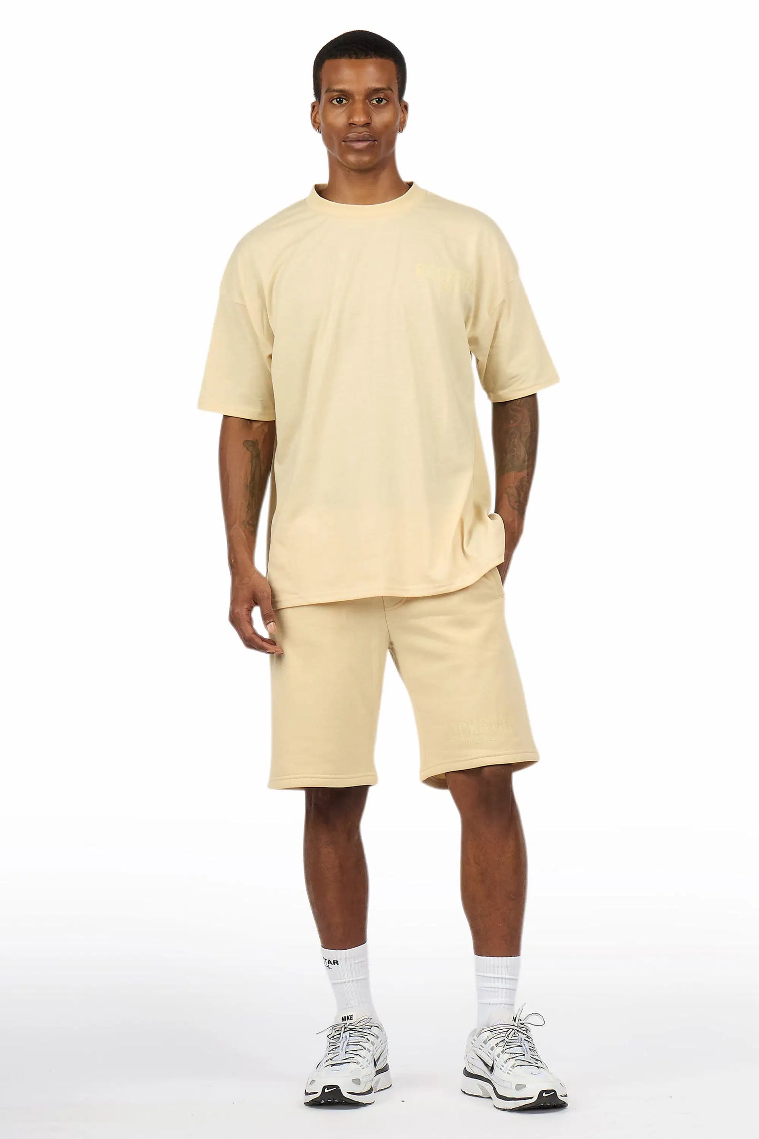 Sana Beige/Beige Short Set