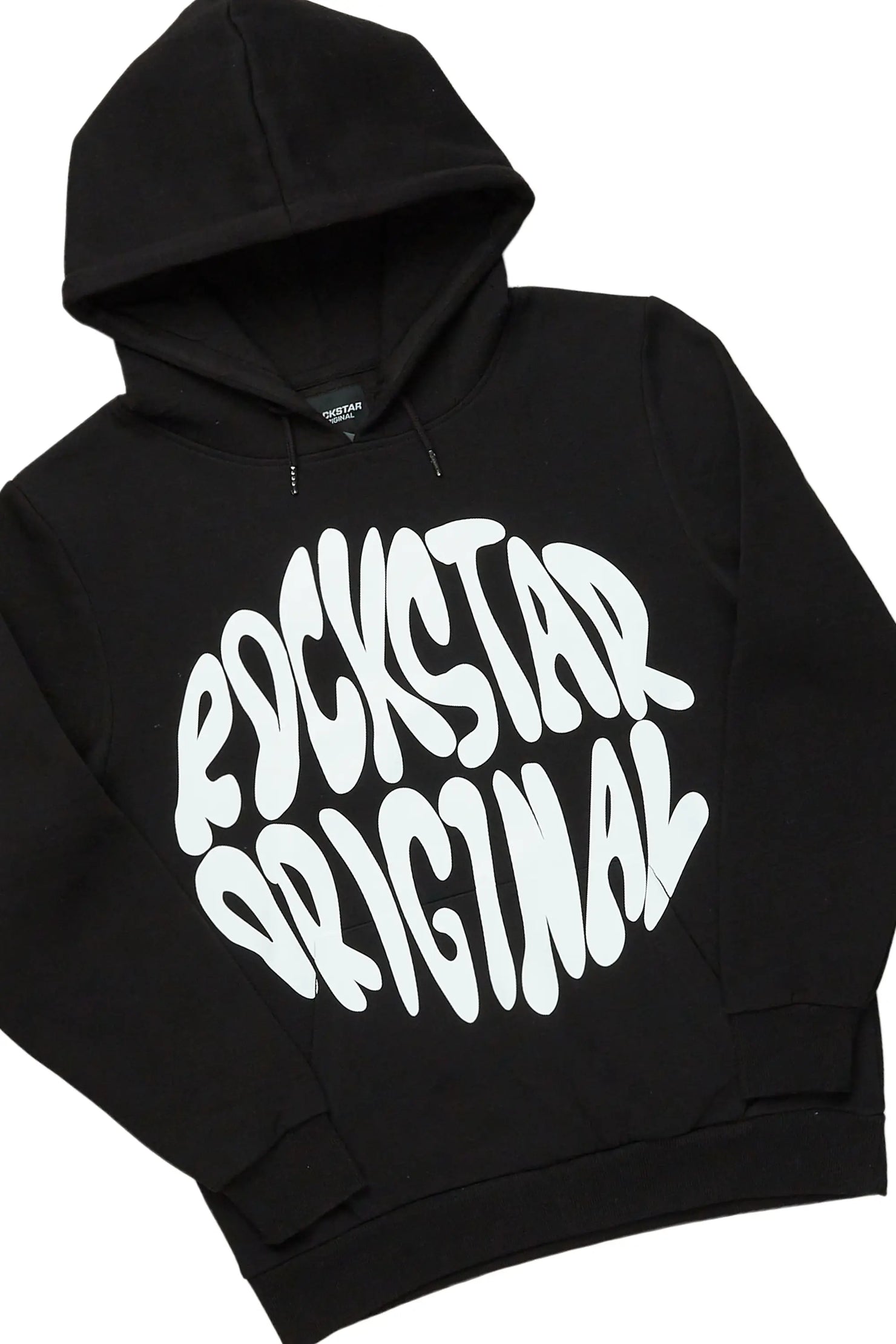 Thierry Black Super Stacked Flare Track Pant Set