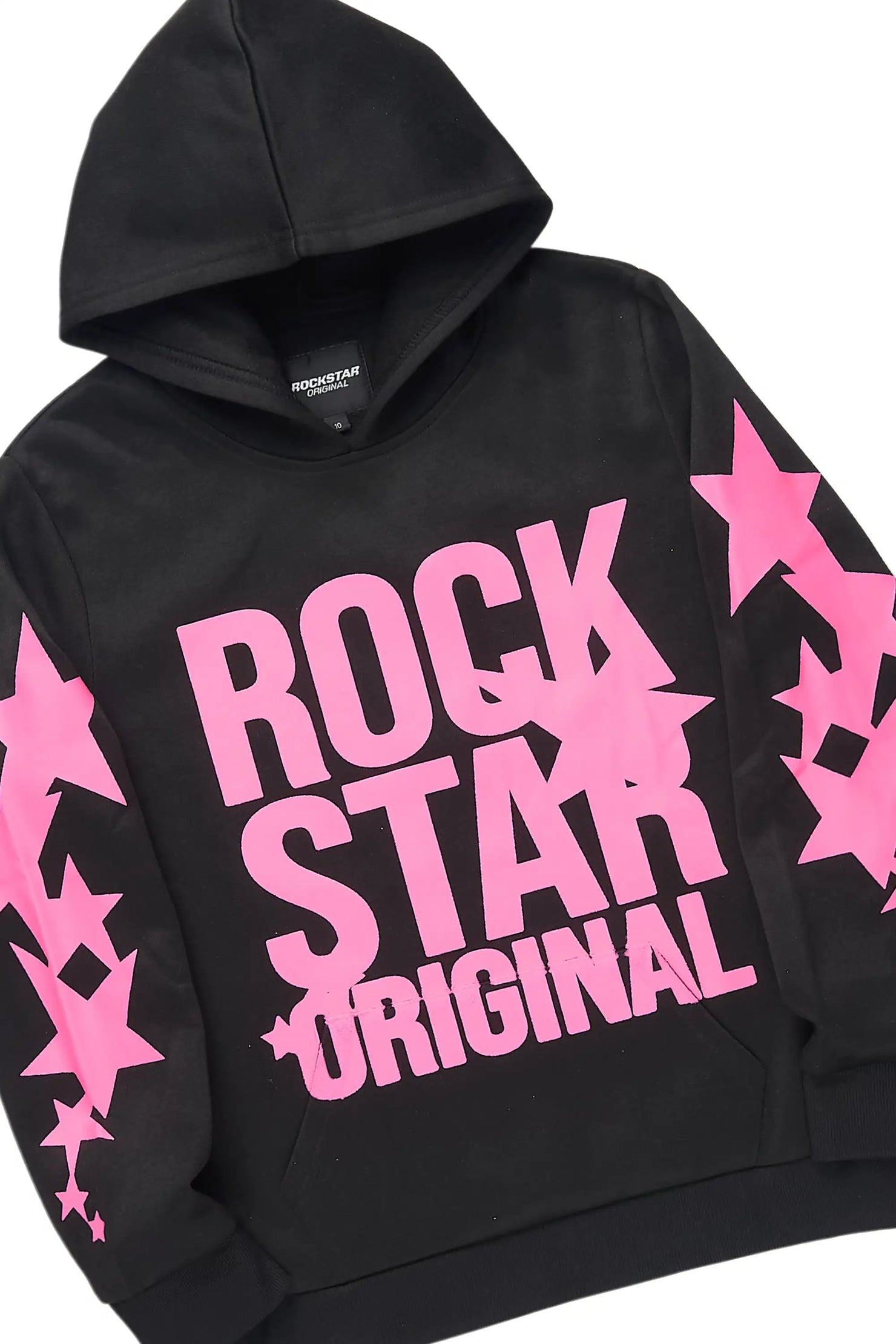 Girls Sechora Black/Pink Stacked Track Set