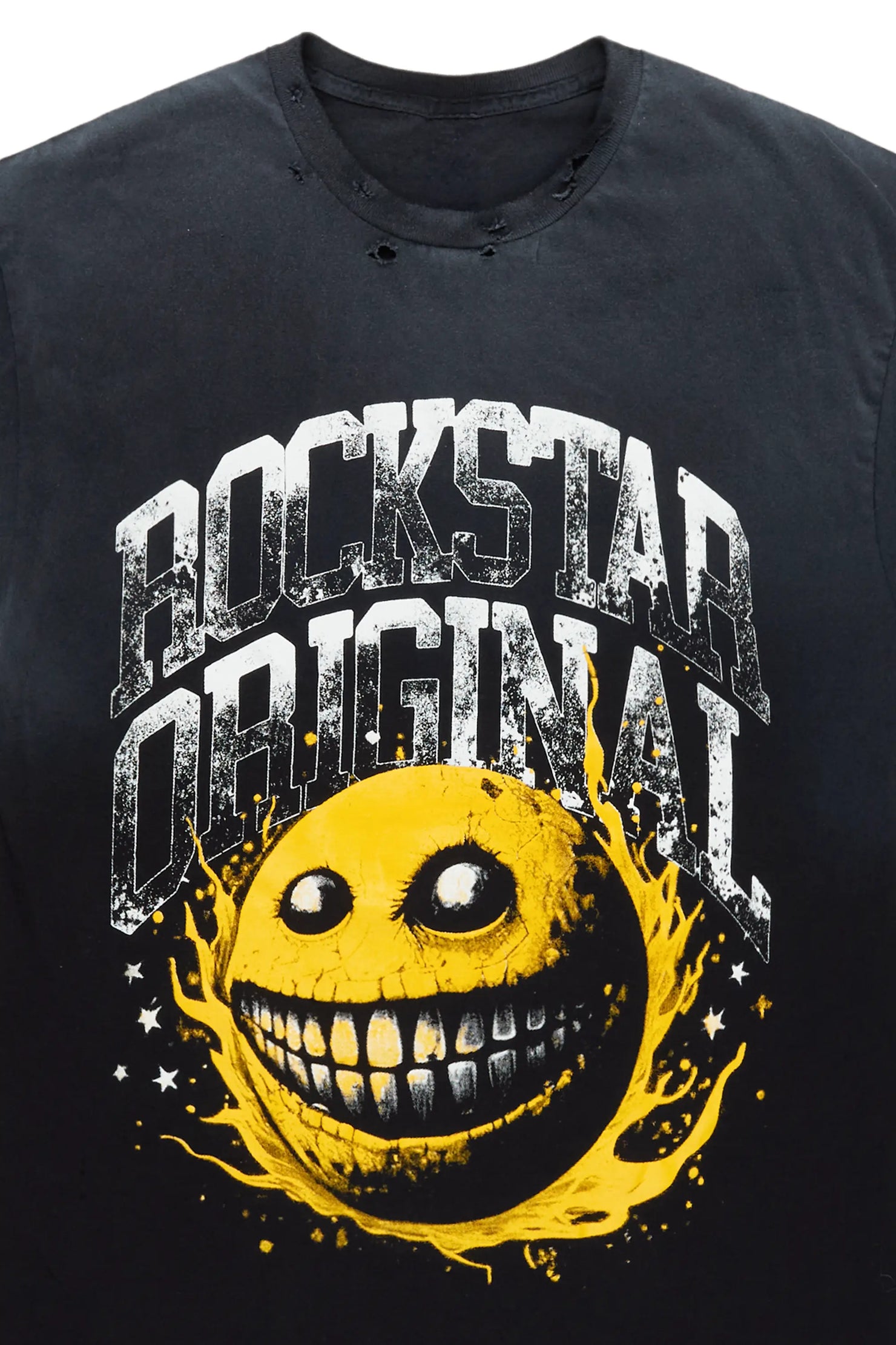 Chuffed Black Oversized Graphic T-Shirt