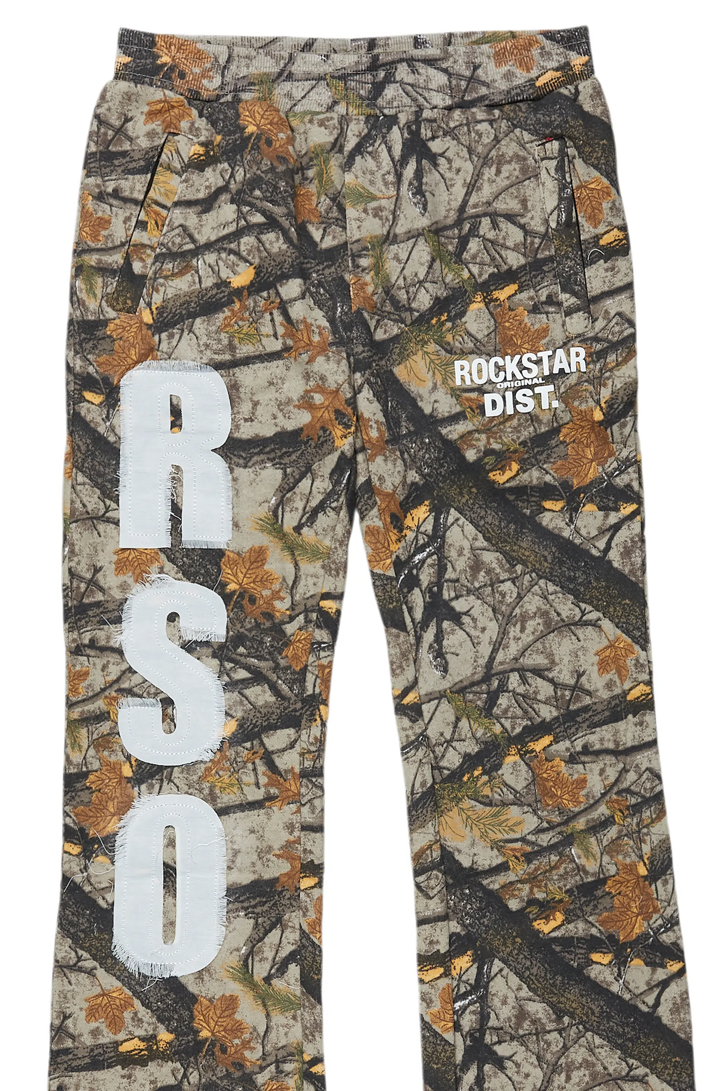 Boys Bansi Tree Camo Stacked Trackpant