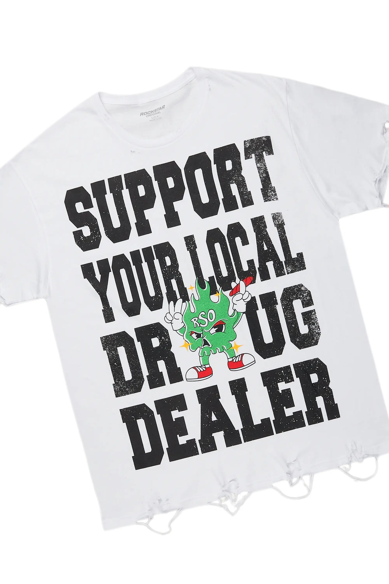 Tarl White T-Shirt/Stacked Flare Jean Bundle