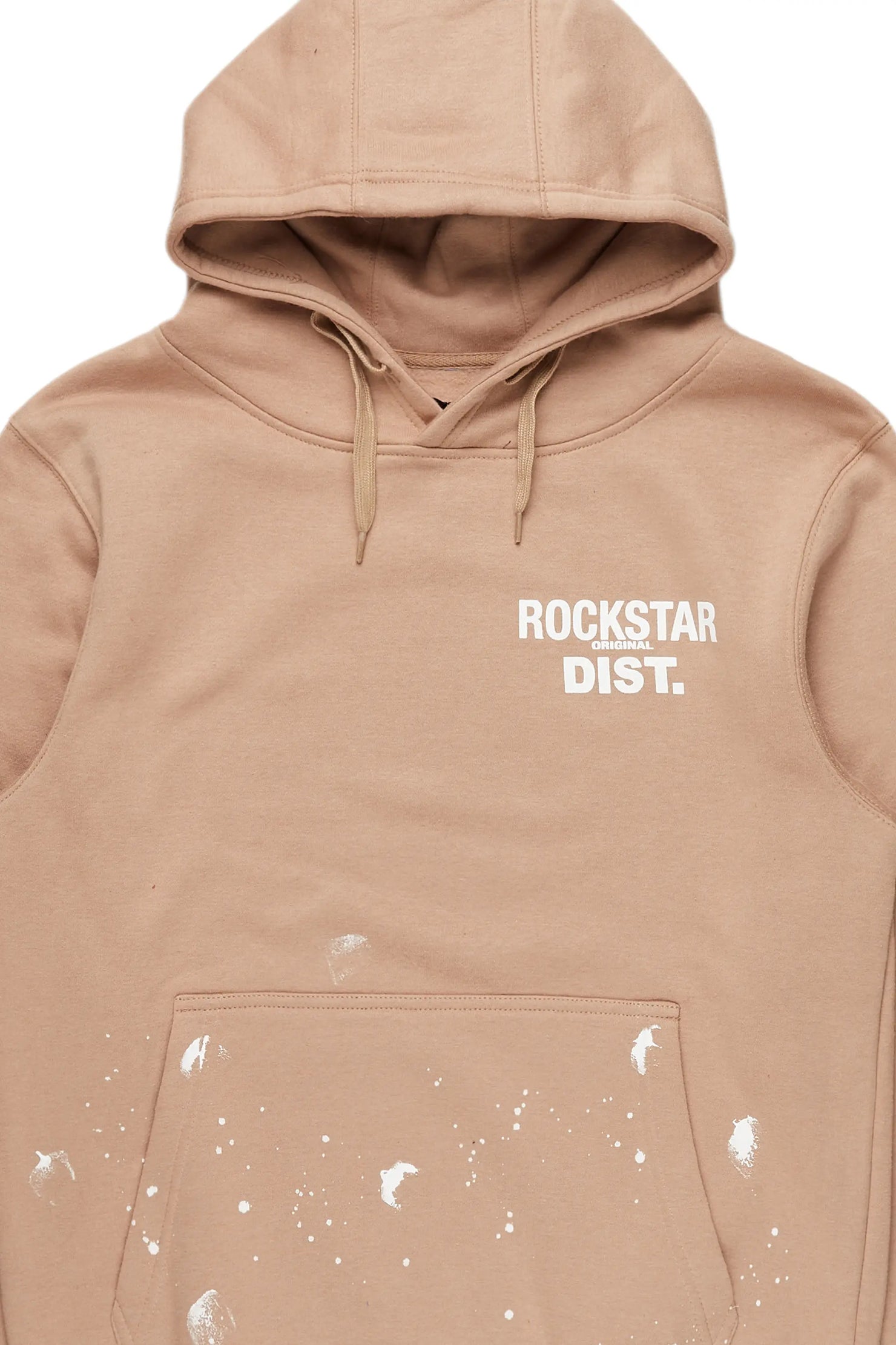 Nylia Beige Oversized Hoodie