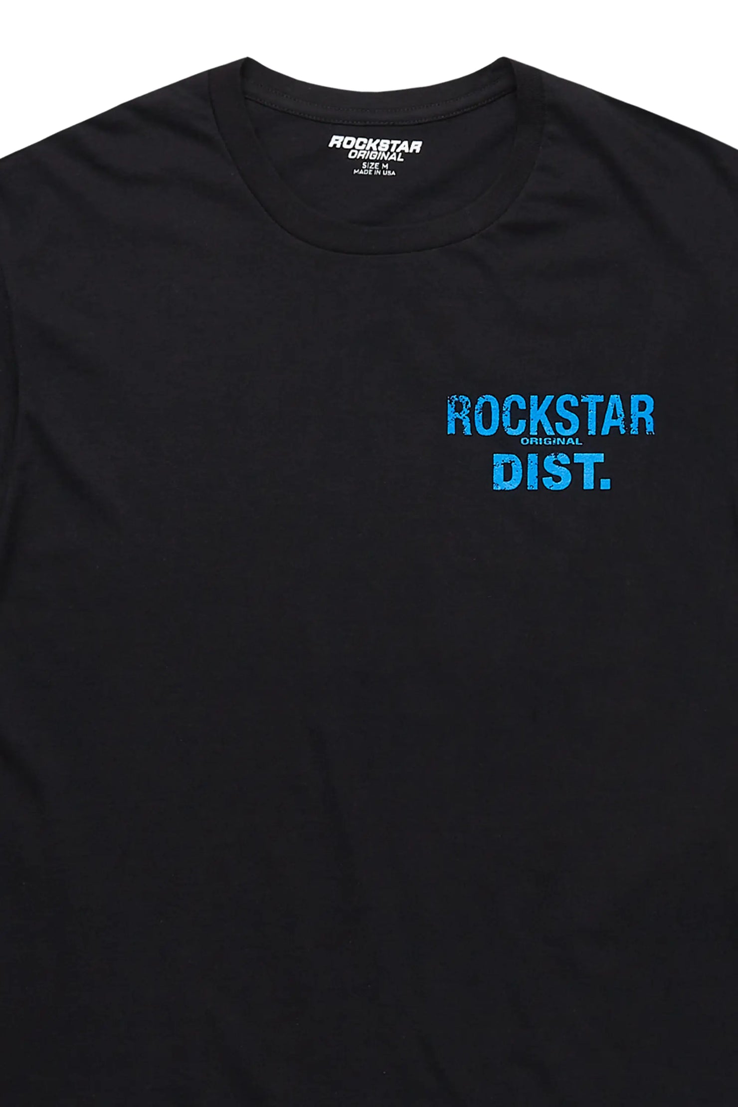 Dalasia Black/Blue Oversized Tee