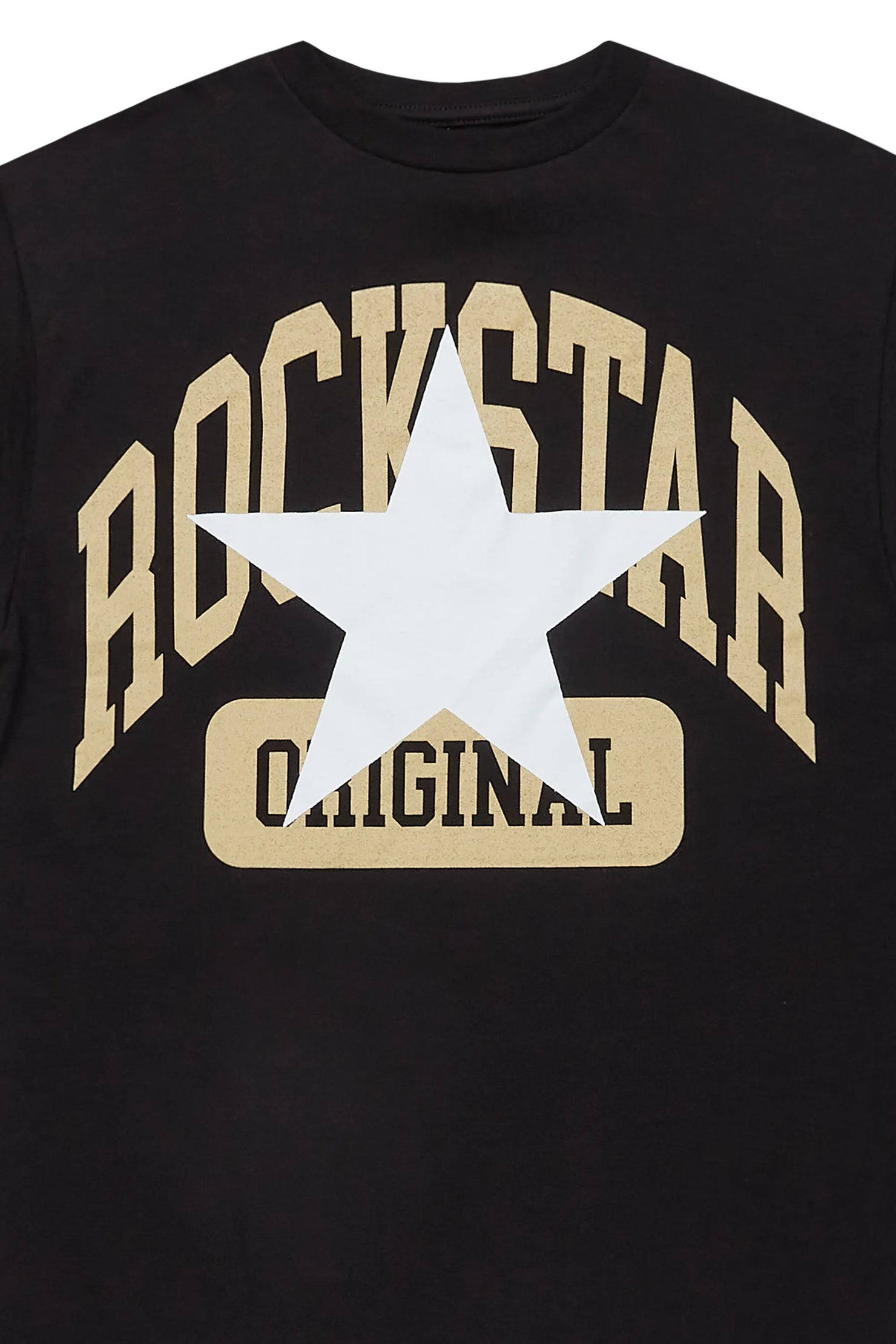 Dash Black/Beige Graphic T-Shirt