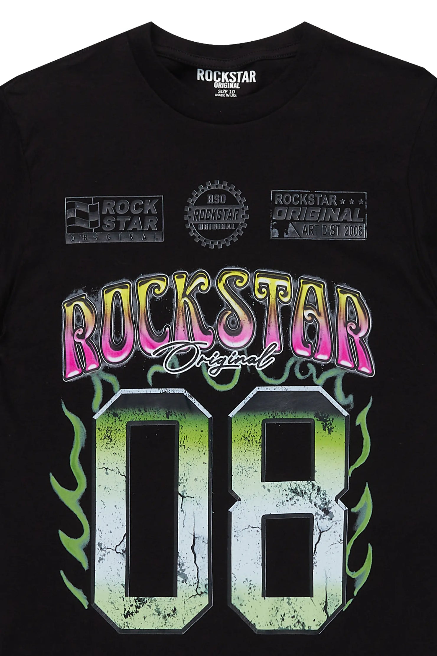 Boys Quito Black Graphic T-Shirt